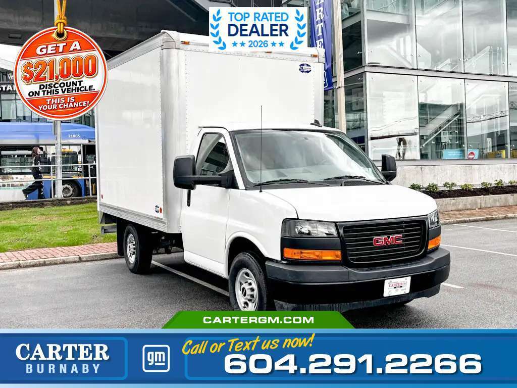Red 2024 GMC Savana Chassis Van Rear-Wheel Drive 8-Speed Automatic