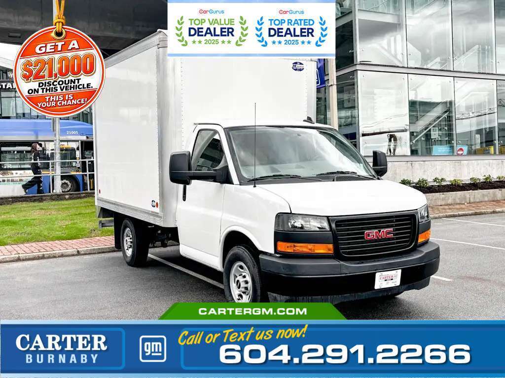 Red 2024 GMC Savana Chassis Van Rear-Wheel Drive 8-Speed Automatic