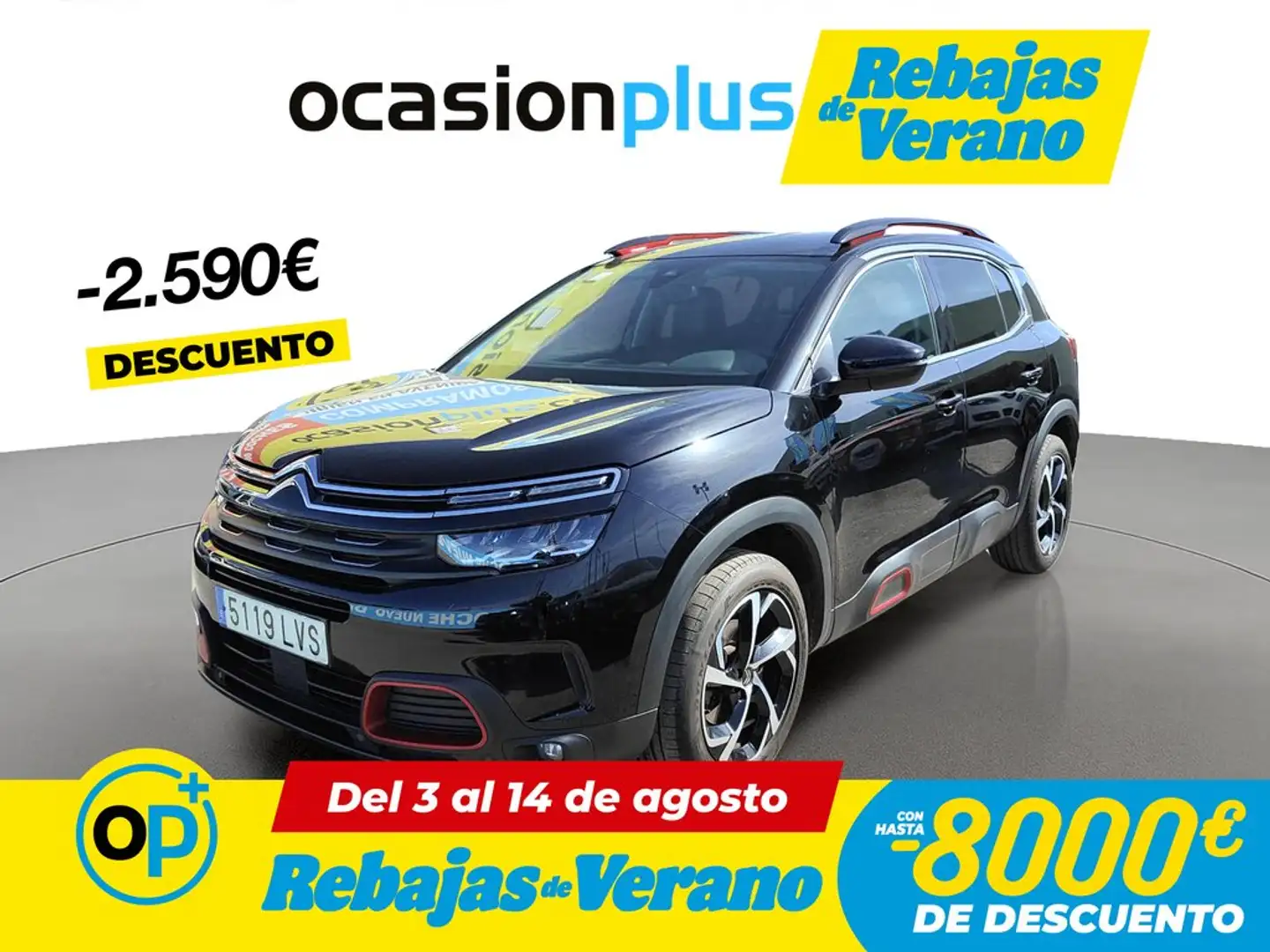 Citroen C5 Aircross BlueHDi S&S Feel 130 Negro - 1
