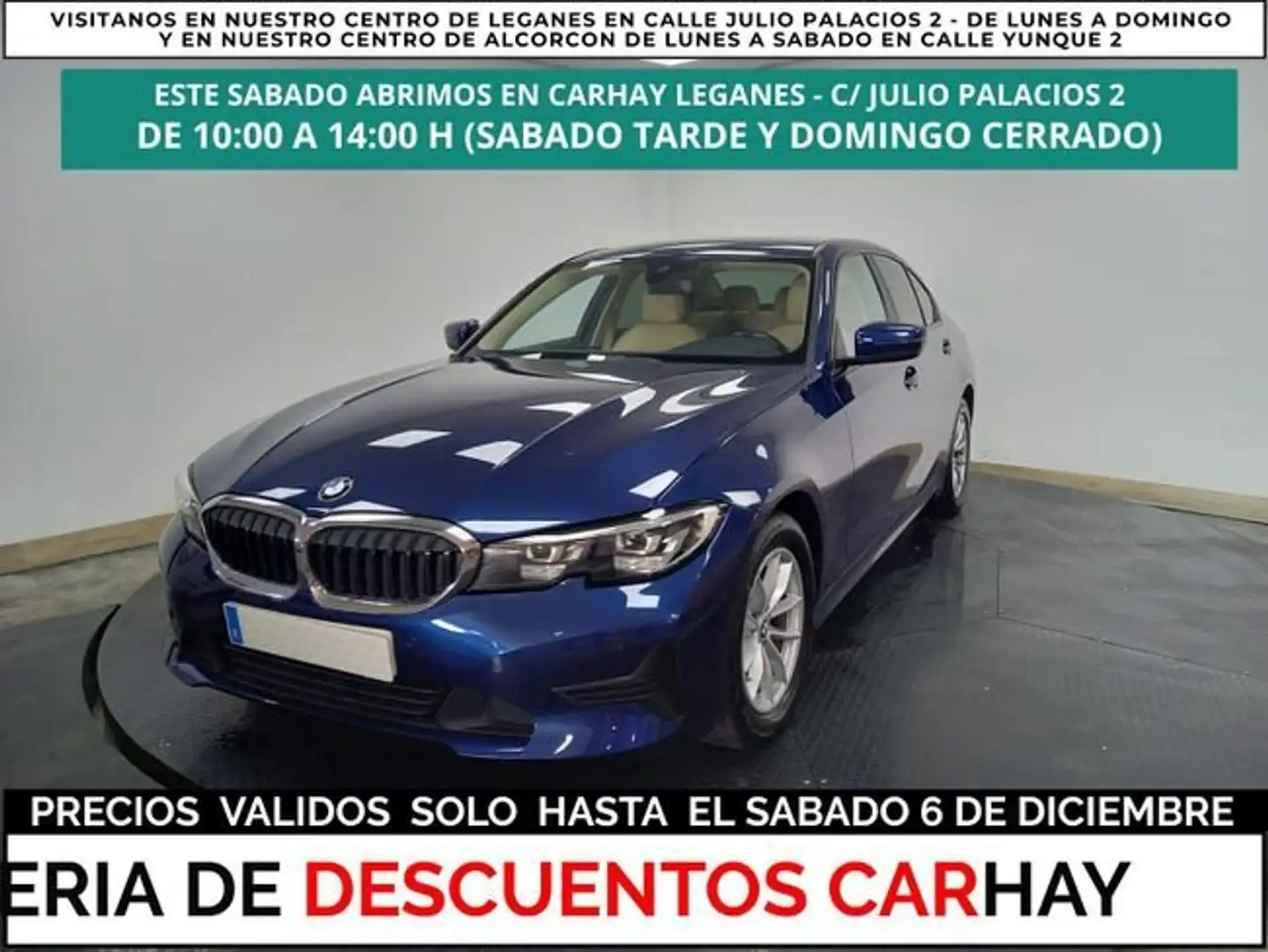 BMW 318 d AdBlue Bleu - 1