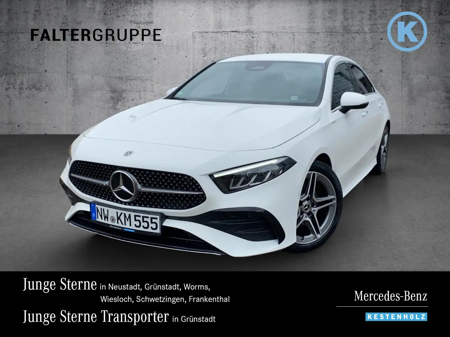 Mercedes-Benz A 200 A 200 Limo AMG+KAM+AMBI+SHZ+KEYLESS+SPUR/BREMS LED Weiß - 1