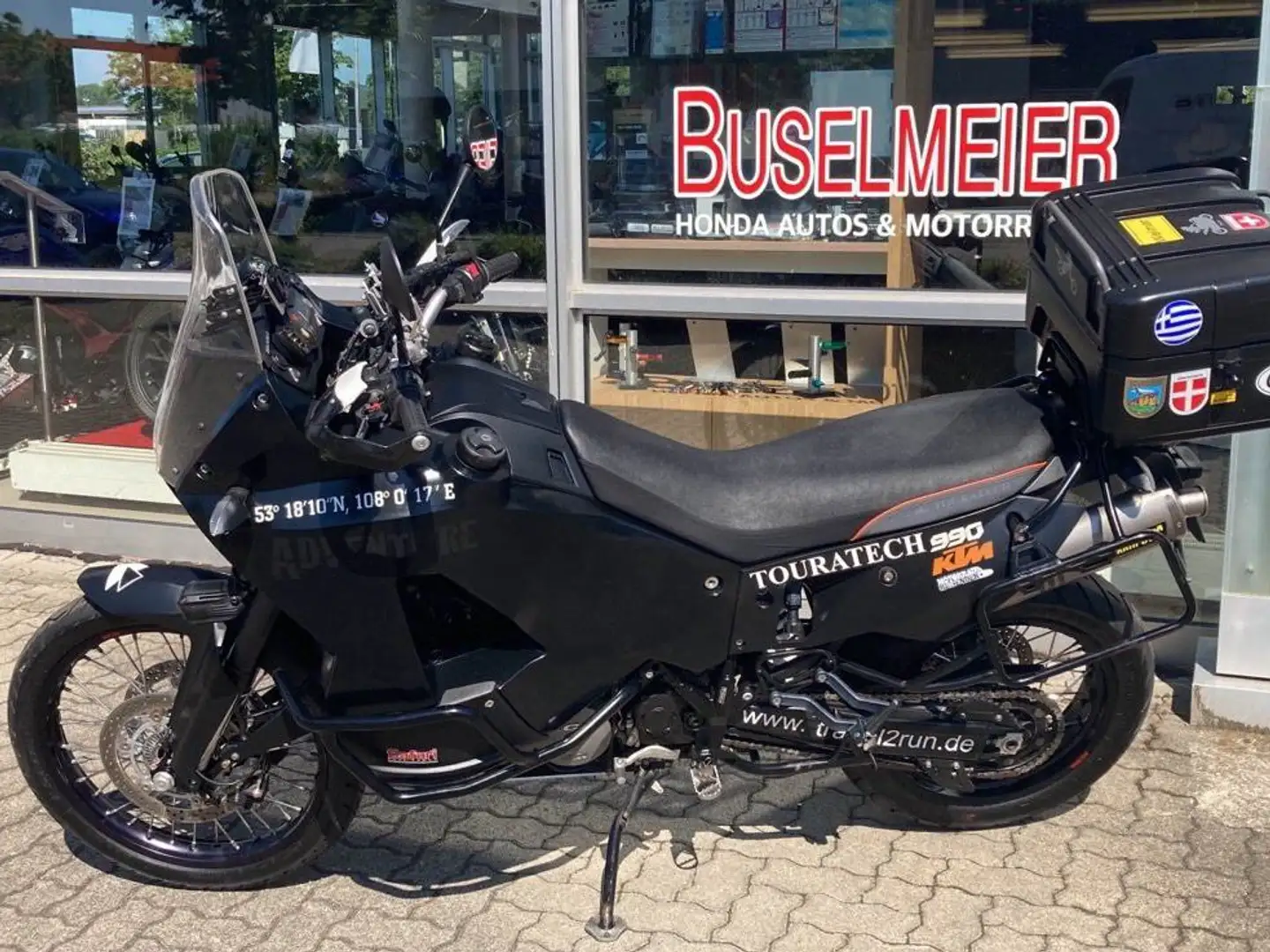 KTM 990 Adventure Akropovic Tank Bügel - im Auftrag Negro - 2