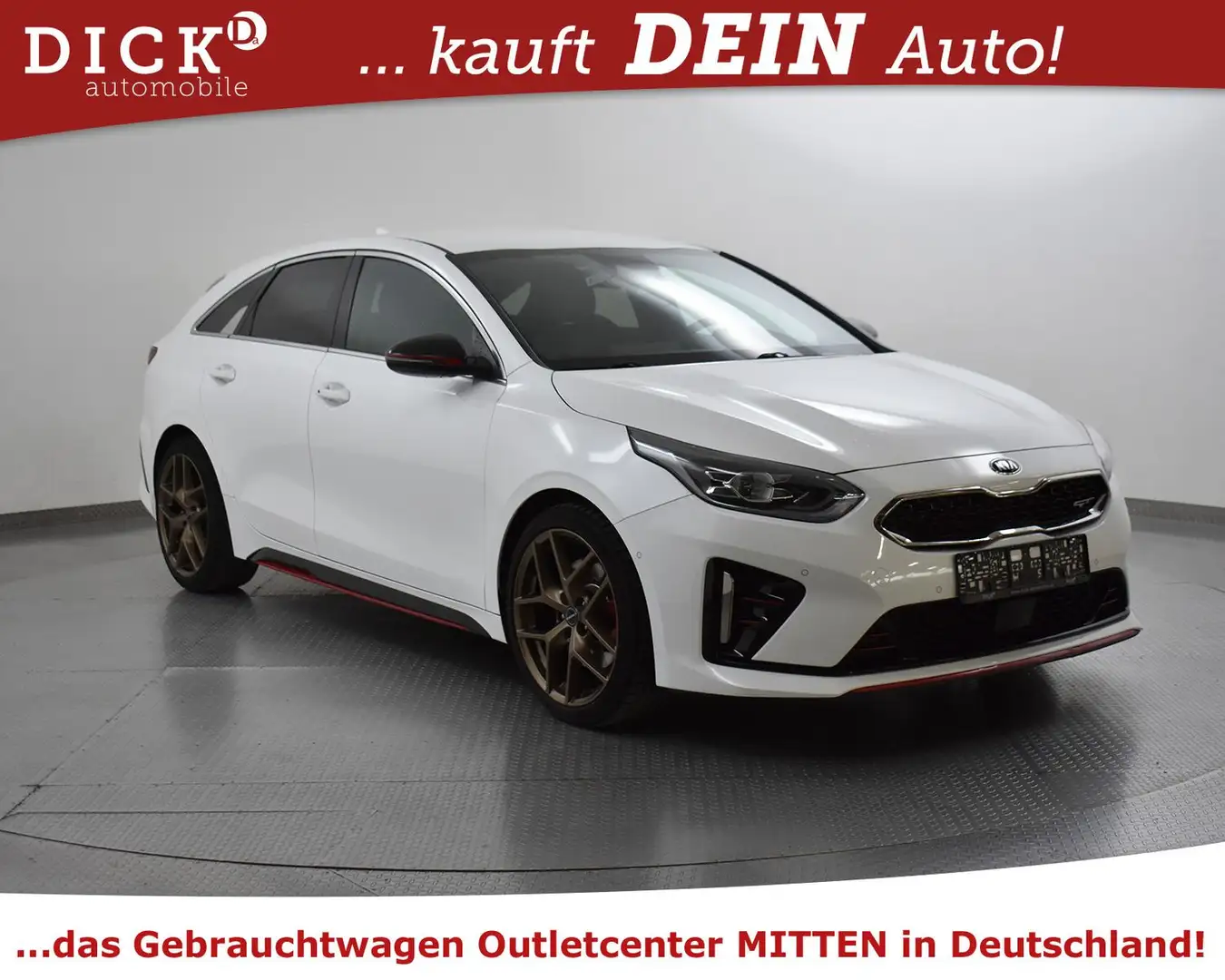 Kia ProCeed / pro_cee'd ProCeed 1.6 TGDI GT MEMO+VIRTU+KAMER+JBL+BILED+ Weiß - 1