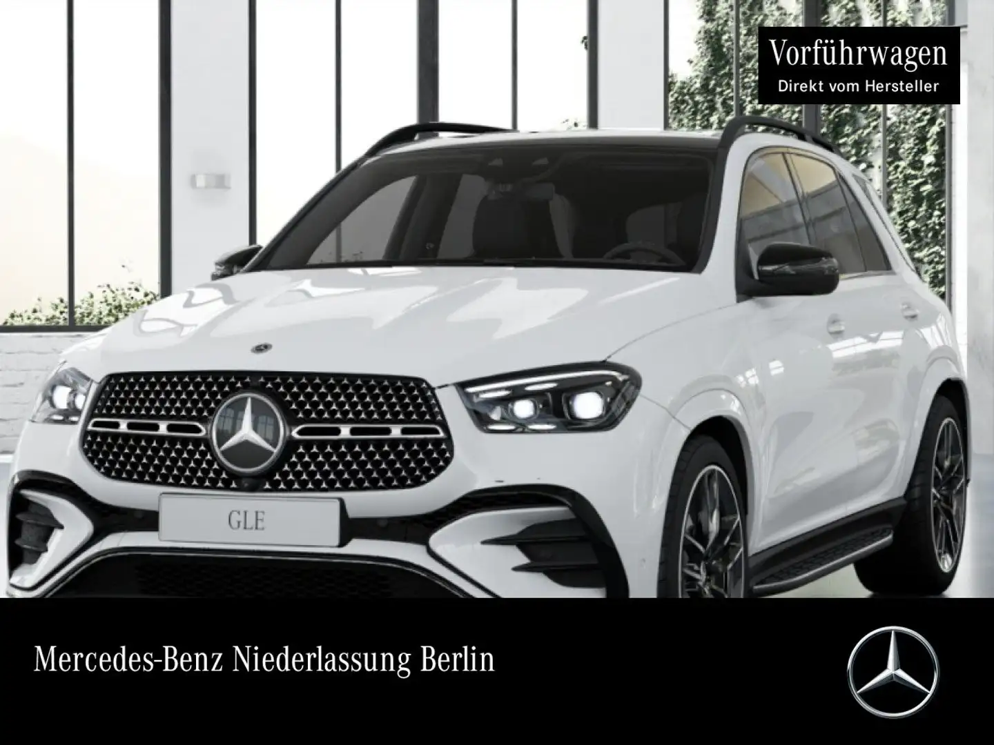 Mercedes-Benz GLE 450 4M AMG+NIGHT+PANO+360+AHK+MULTIBEAM+STHZG Weiß - 1