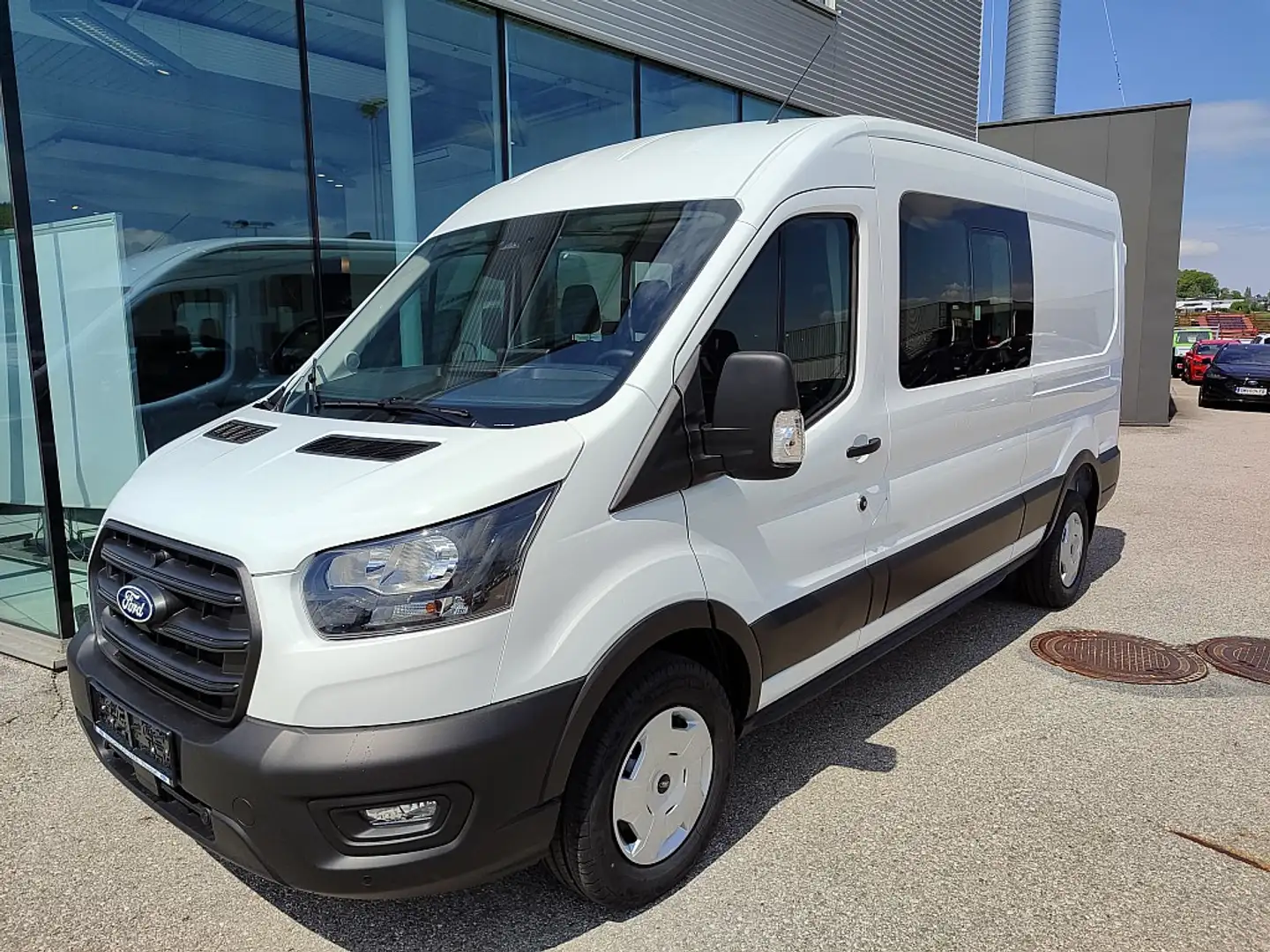 Ford Transit Transit Kasten DoKa 2,0 EcoBlue L3H2 350 Trend Weiß - 1