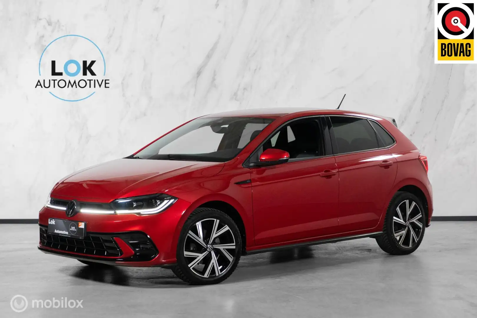 Volkswagen Polo 1.0 TSI R-Line IQLIGHT|BEATS|ACC|CAMERA| Rot - 1