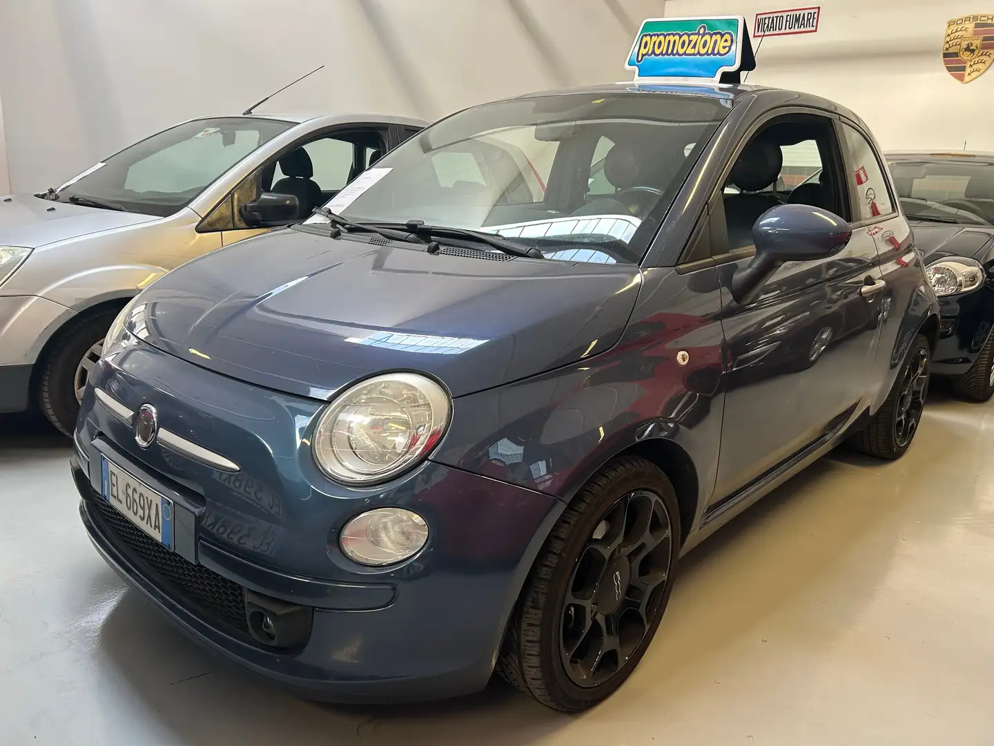 Fiat 500 500 0.9 t.air t. Lounge 85cv Blauw - 2