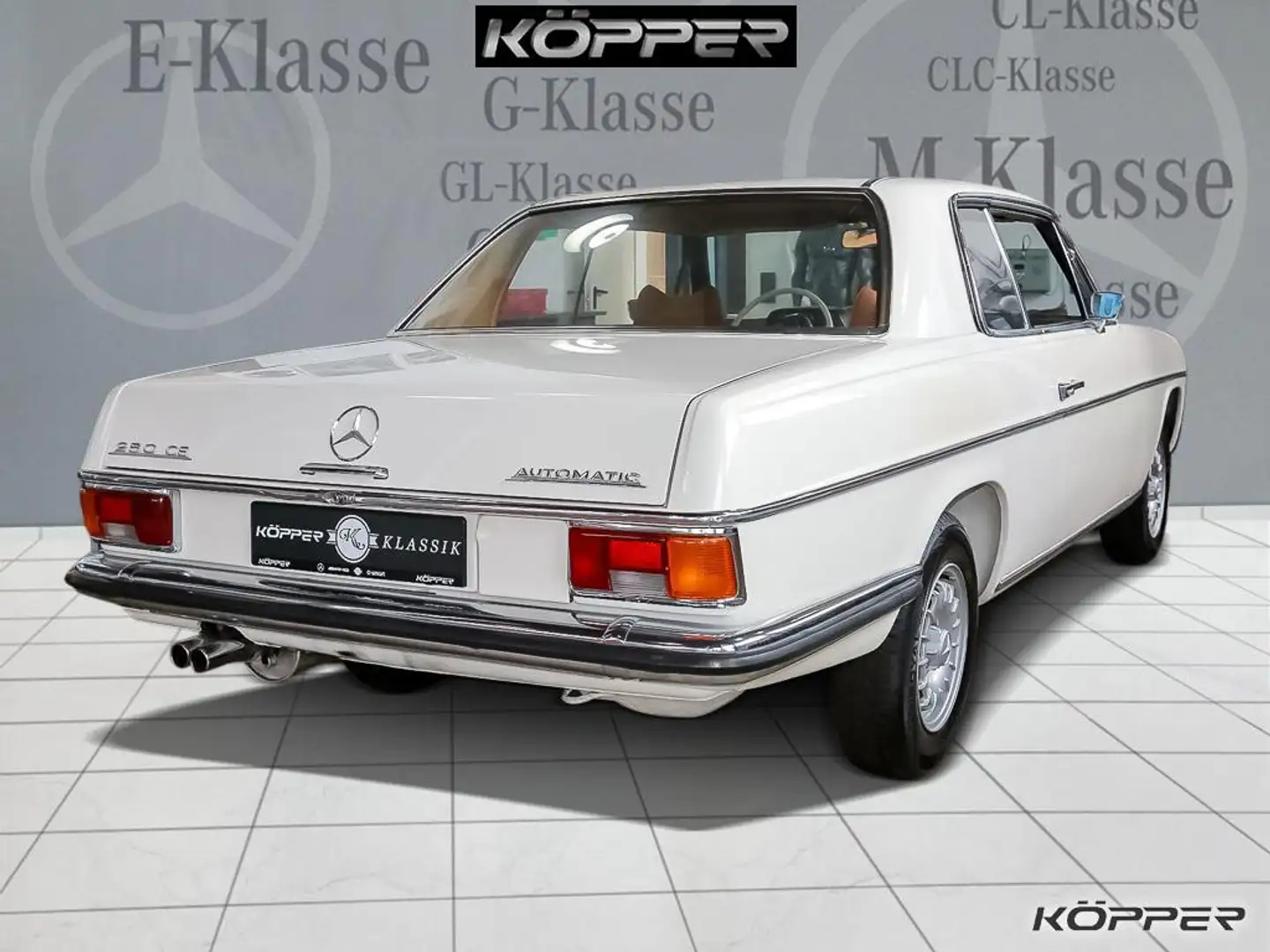 Mercedes-Benz 250 CE Coupé Automatik OLDTIMER SHD Leder Radio Blanc - 2