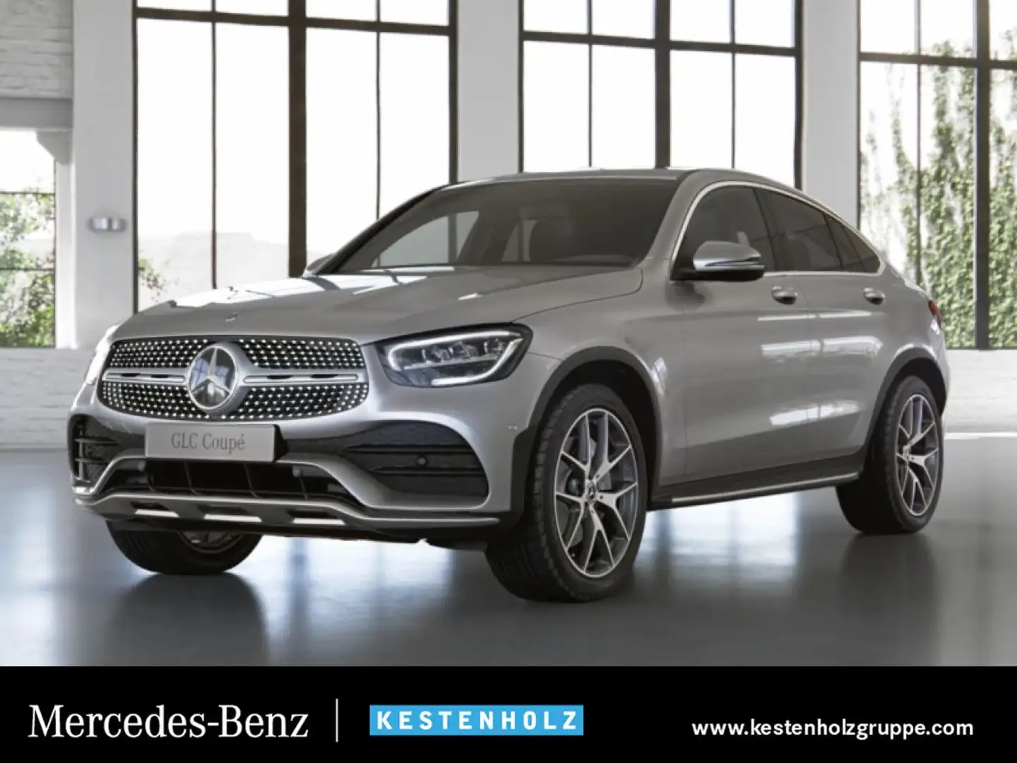 Mercedes-Benz GLC 300 d Cp. 4M AMG Stdhzg LED Kamera Easy-Pack Silber - 1