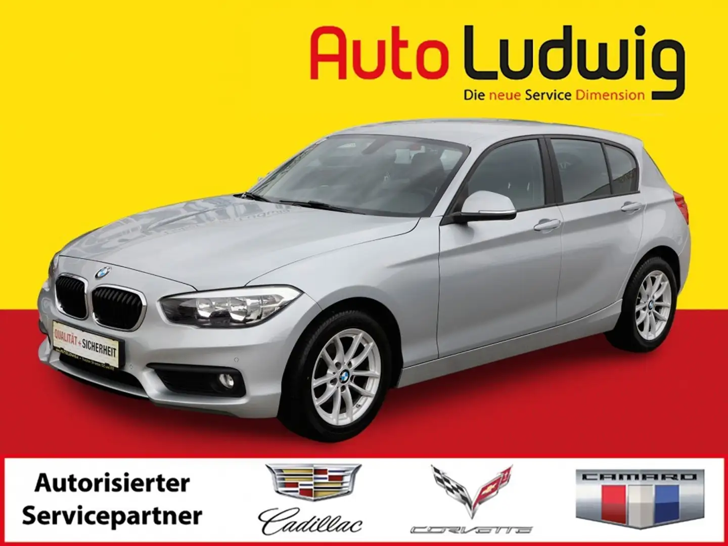 BMW 116 i Advantage *NAVI*R-KAMERA*PDC*ACC*TEMPOMAT* Silber - 1