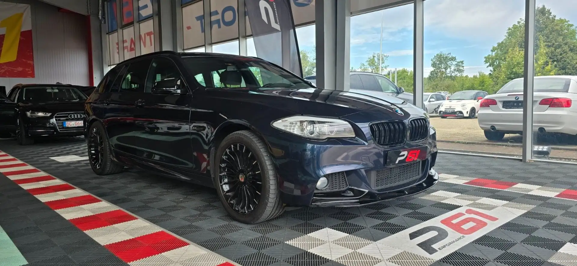 BMW 525 Baureihe/M Paket/Scheckheft/Apple Car/Autom. Blau - 2