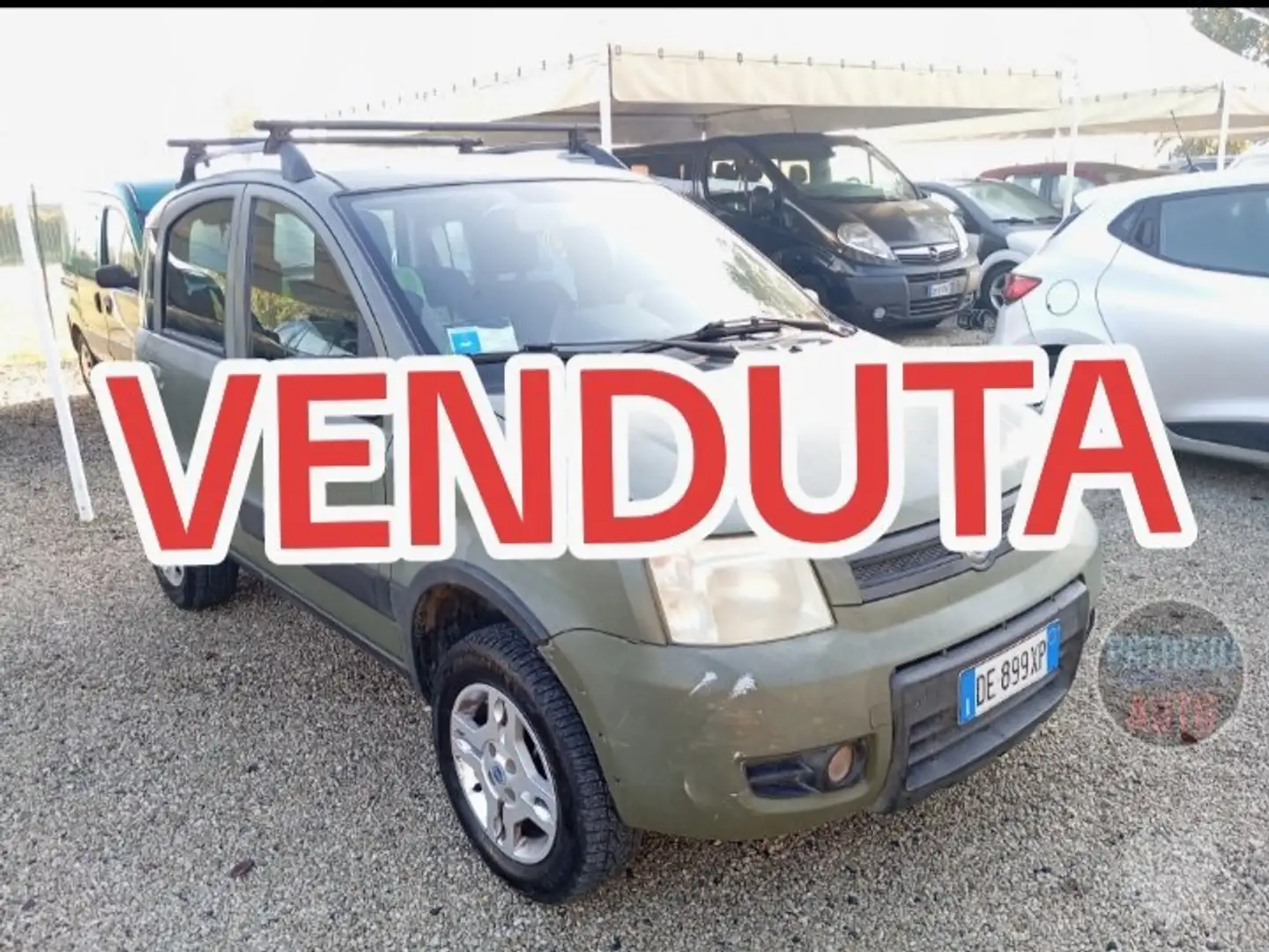 Fiat Panda Panda  1.3 mjt 16v 4x4 Gancio traino Verde - 1
