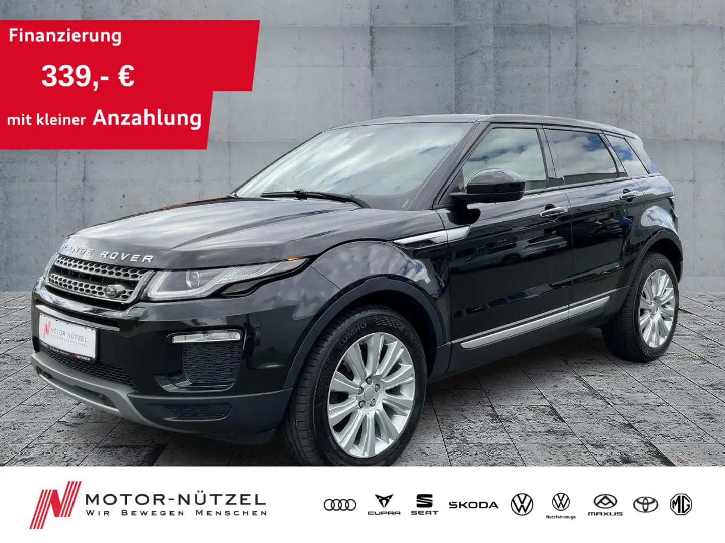 Land Rover Range Rover Evoque 2.0 Si4 BI-XEN+PANO+NAV+2xSHZ Noir - 1