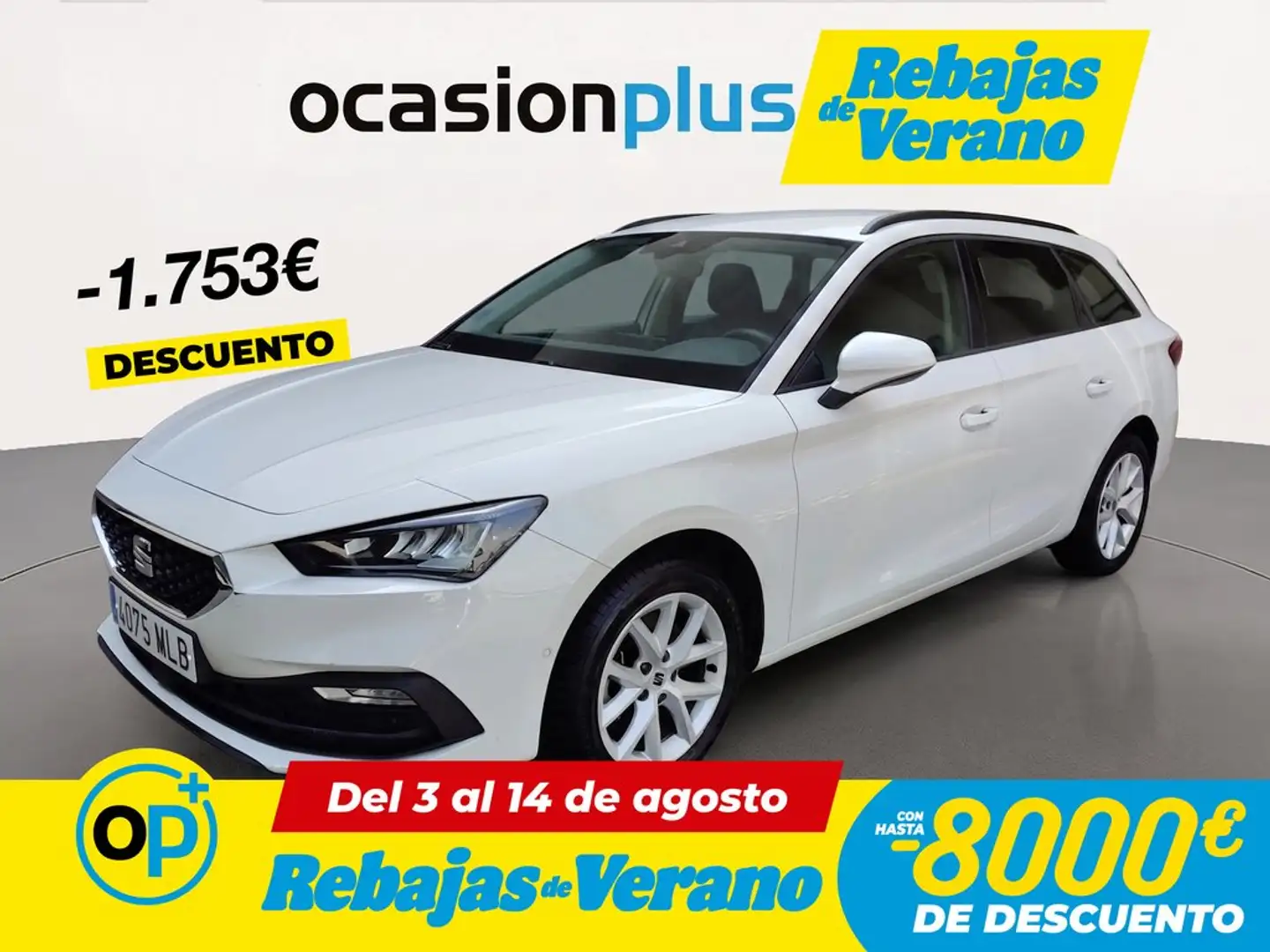 SEAT Leon ST 2.0TDI CR S&S Style XS DSG-7 150 Blanco - 1