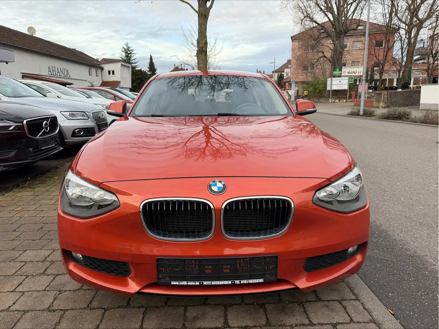BMW 114 114i Klima Sitzheizung TÜV 07/2027 Orange - 2