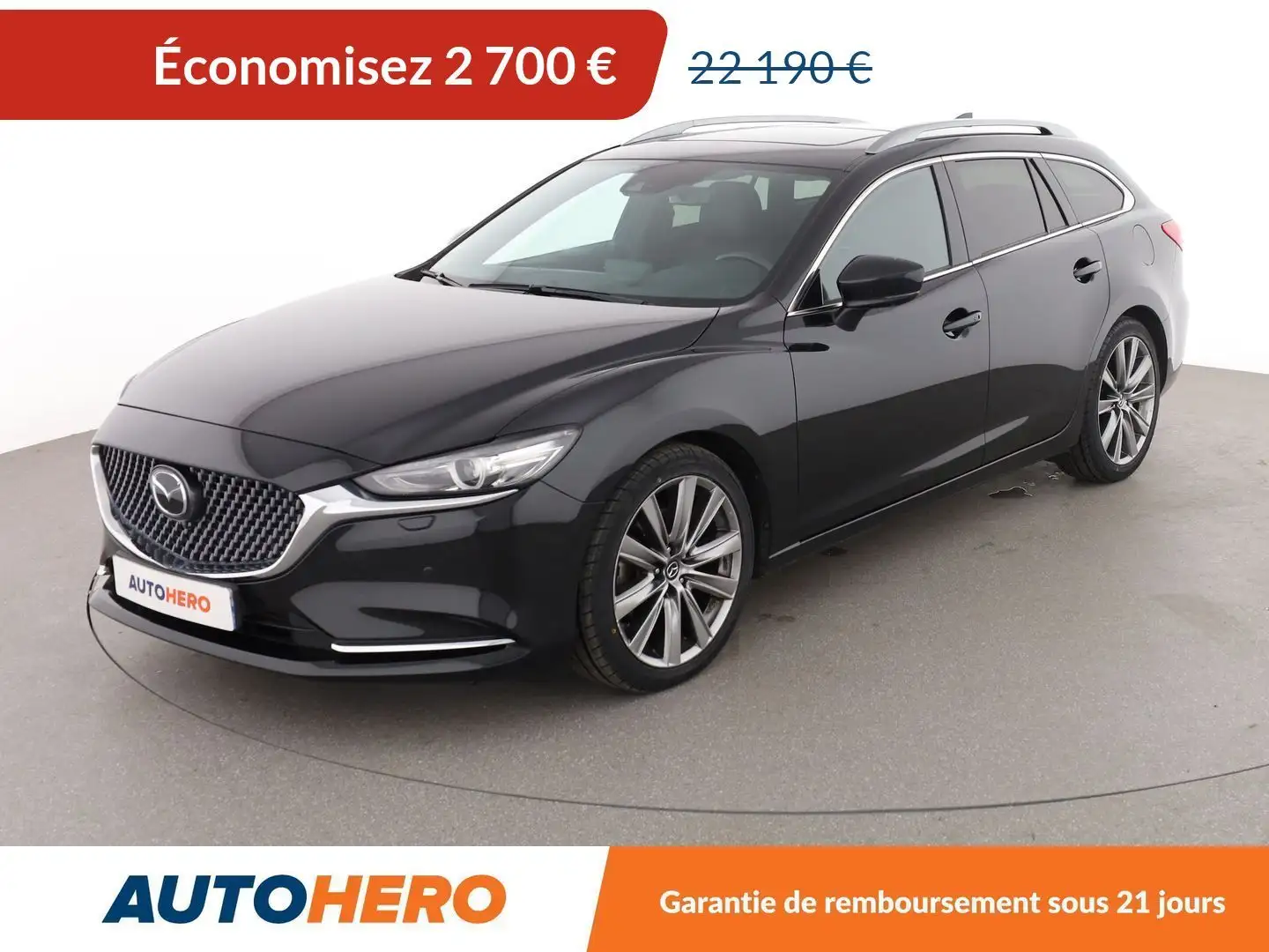 Mazda 6 Wagon 2.2 SkyActiv-D Selection Skyactiv-Drive Noir - 1