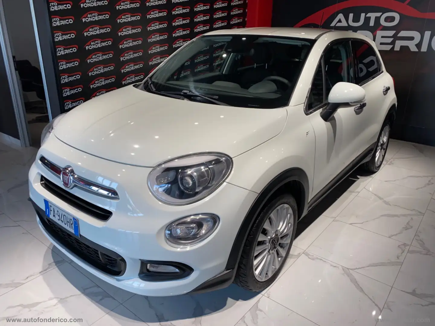 Fiat 500X 1.6 M.Jet 120 CV Lounge Blanc - 2