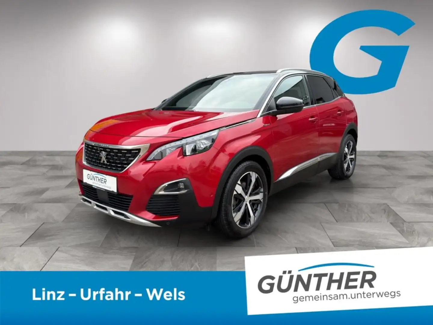 Peugeot 3008 GT 1,5 BlueHDi 130 EAT 8 Rot - 1