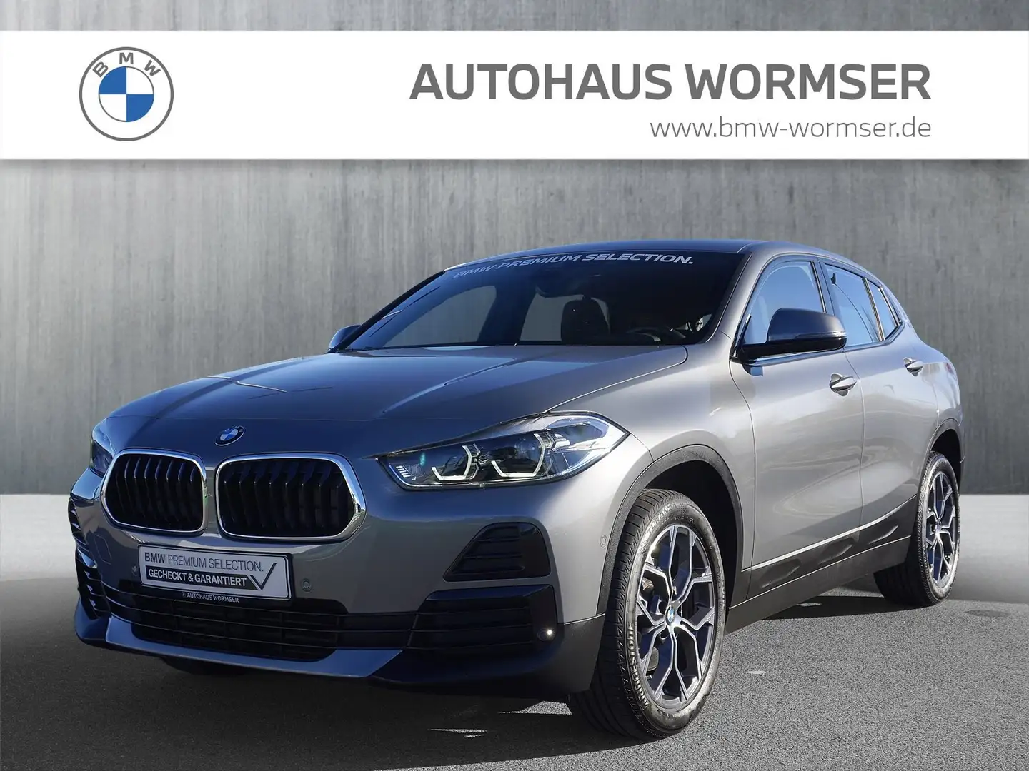 BMW X2 sDrive18i DAB LED RFK Navi Tempomat Shz PDC Grigio - 1