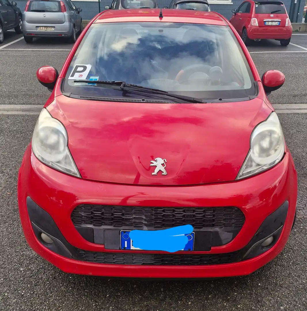 Peugeot 107 107 3p 1.0 12v Active Rosso - 1