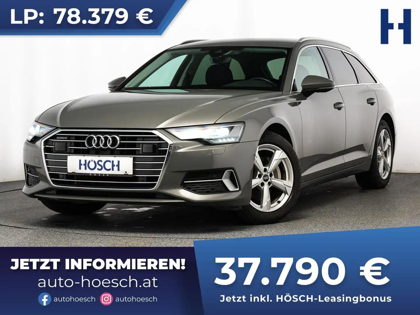 Audi A6 Avant 40 TDI quattro Sport JETZT TOP LEASING Grau - 1