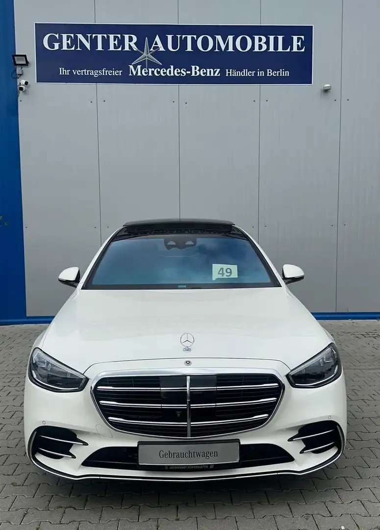 Mercedes-Benz S 400 S400 4M AMG-LINE PANO DISTRO HUD 360° HA-LENKUNG White - 2