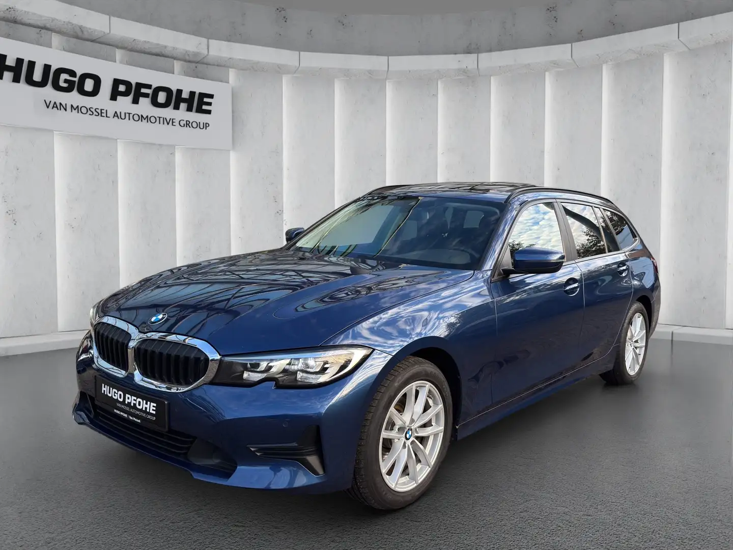BMW 318 d Mild Hybrid Advantage (EURO 6d) Blau - 1