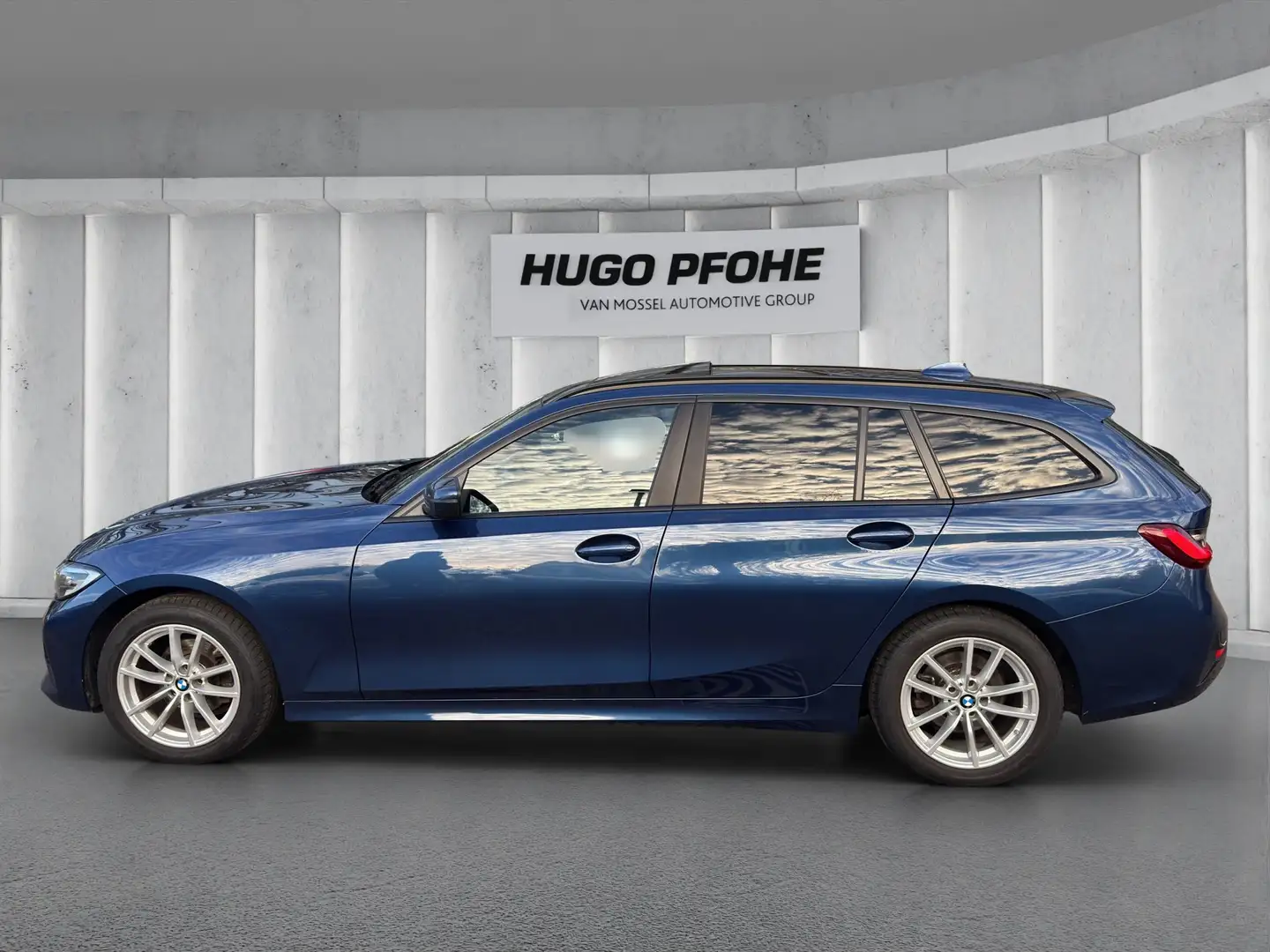 BMW 318 d Mild Hybrid Advantage (EURO 6d) Blau - 2