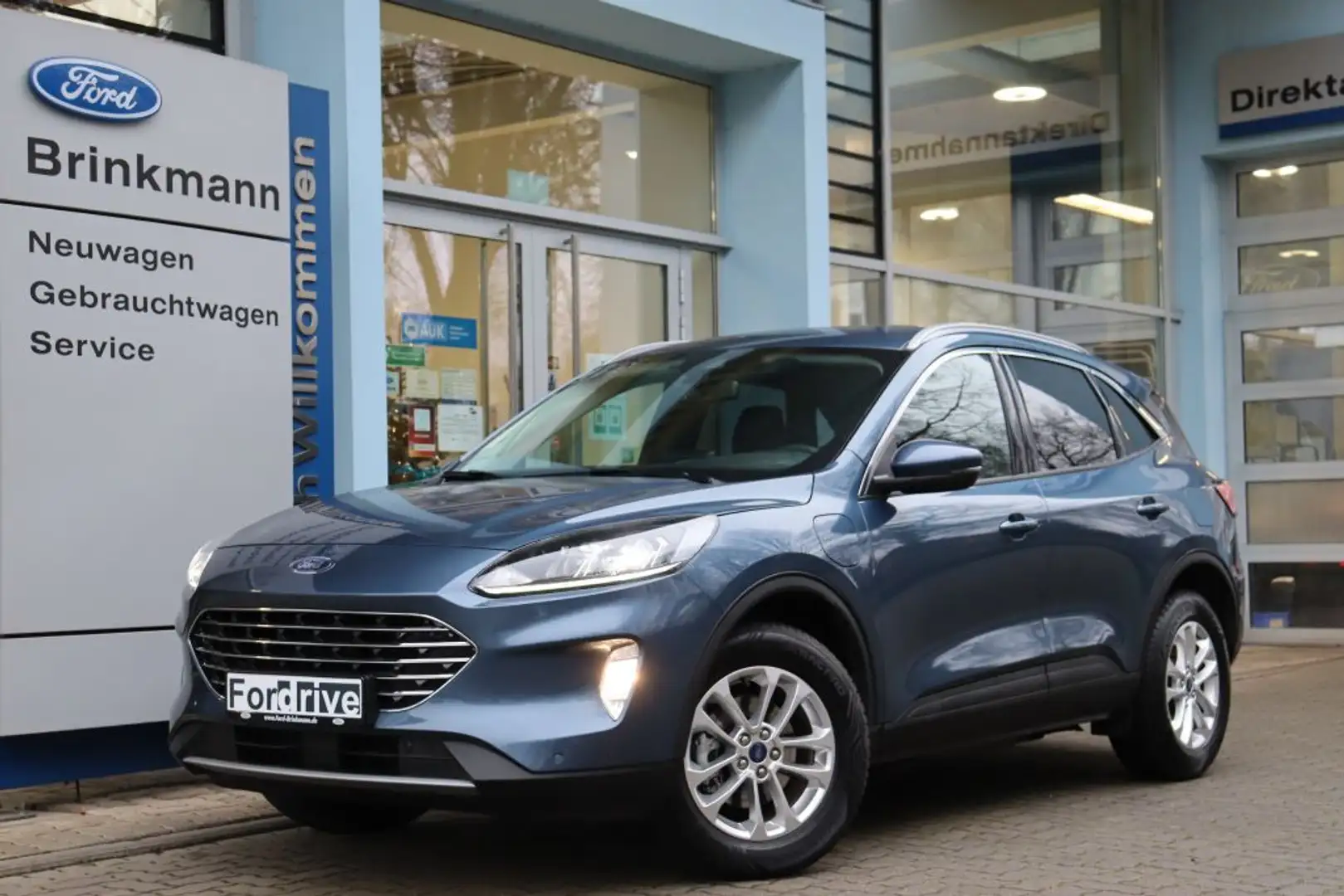 Ford Kuga 2.5 Duratec PHEV TITANIUM+LED+RFK Blau - 1