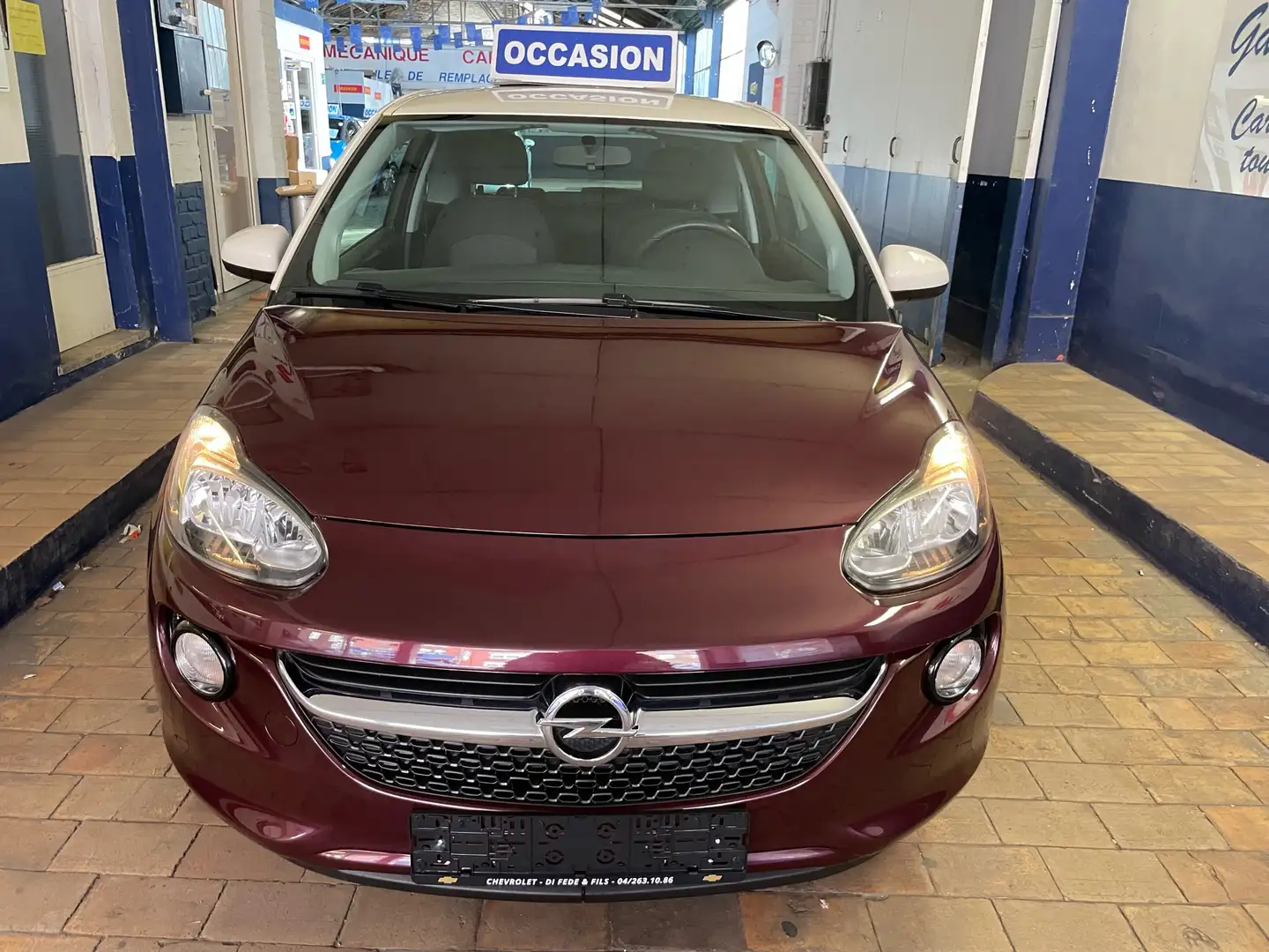 Opel Adam 1.2i Glam CarPlay airco 58.000 km Mauve - 2