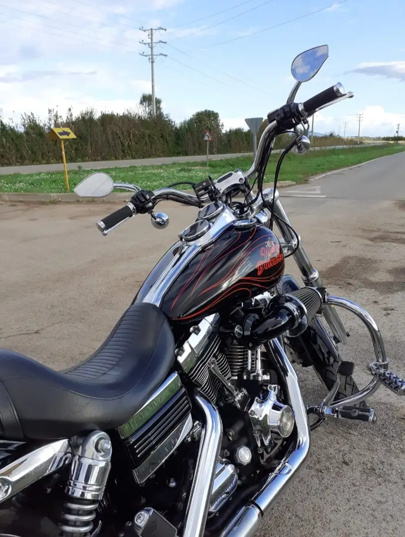 Harley-Davidson Dyna Low Rider 2008 Negro - 2