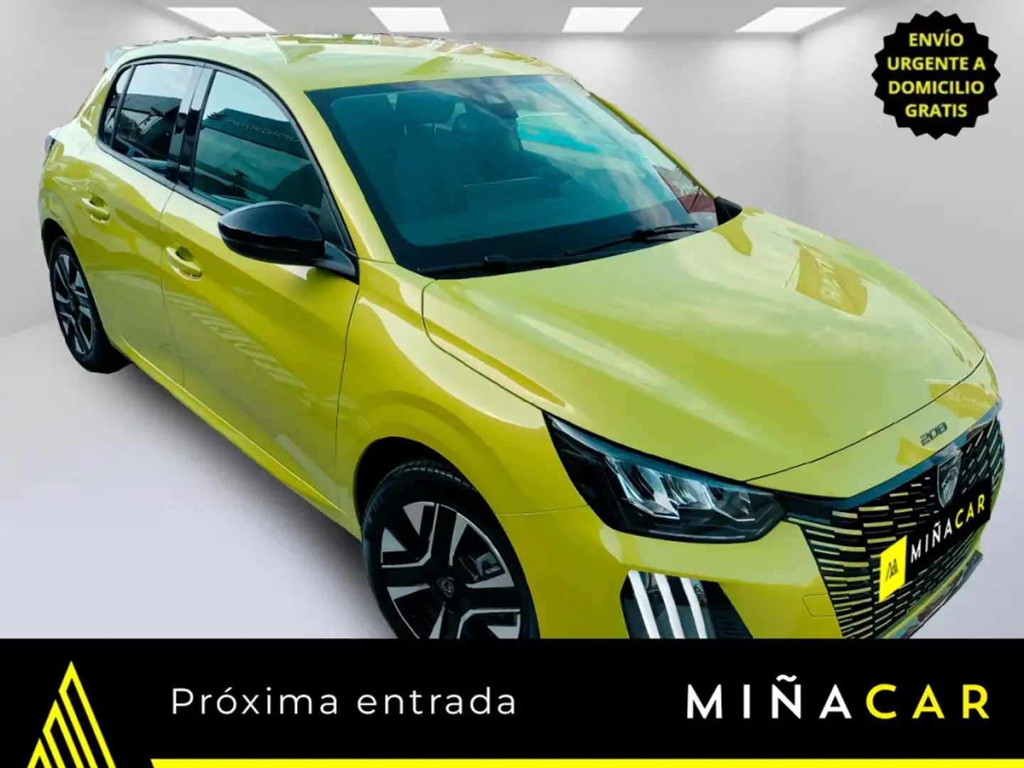 Peugeot 208 Berlina Automático de 5 Puertas Amarillo - 1