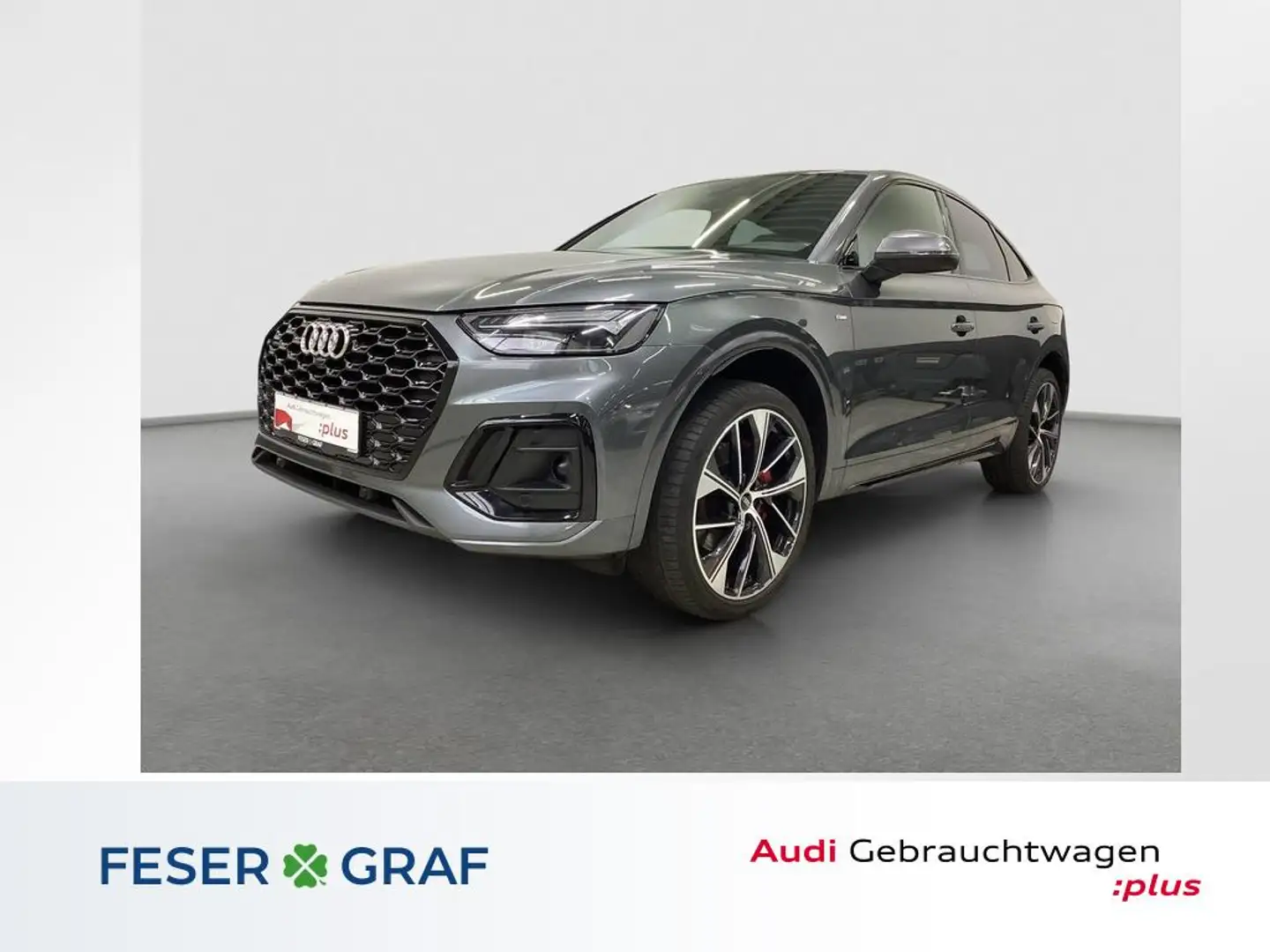 Audi Q5 Sportback S line 55 TFSI e quattro 270kW HUD B&O Grau - 1