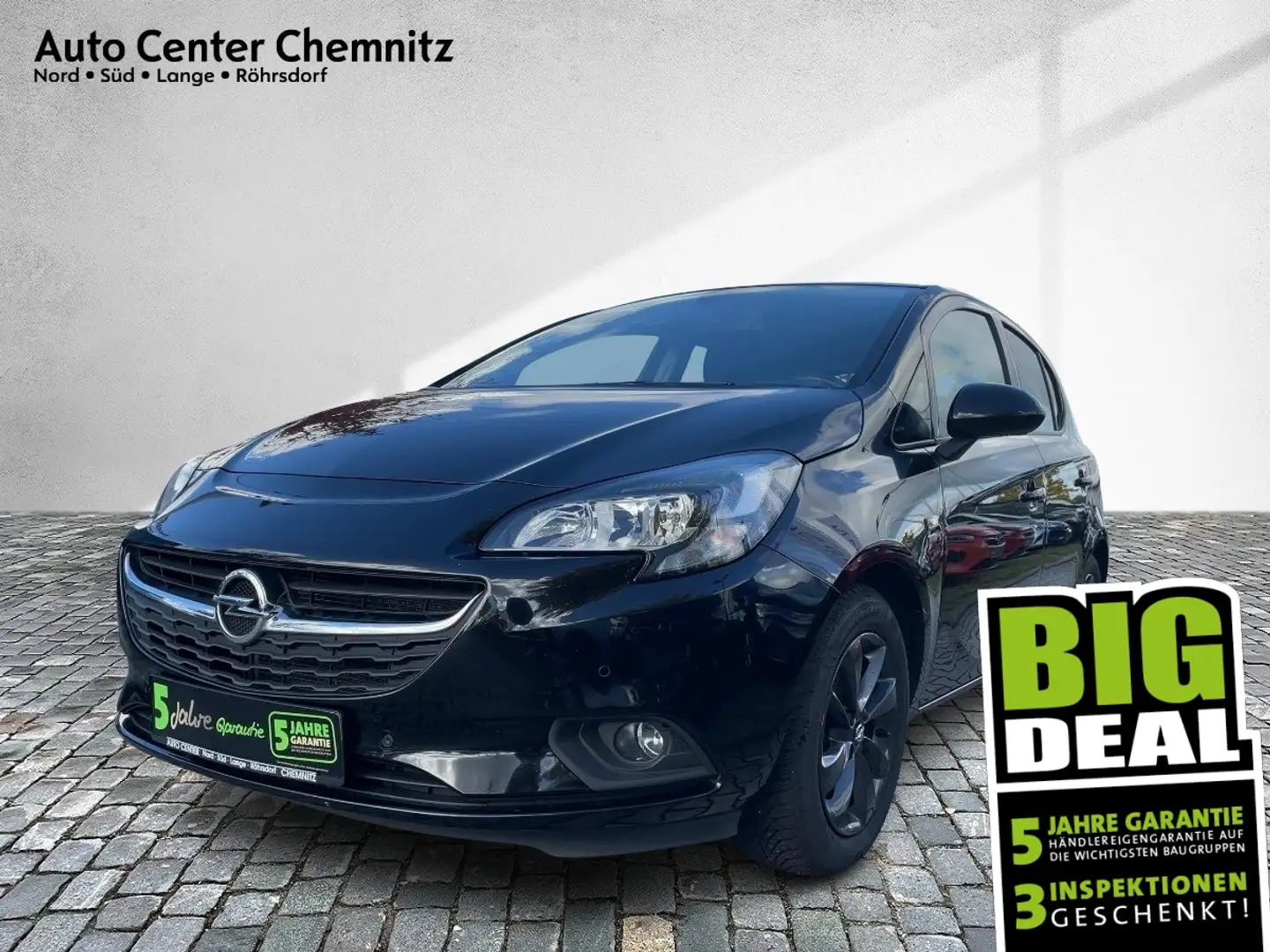 Opel Corsa E 1.4 120 Jahre IntelliLink/SHZ+LHZ/PDC/Kam Negro - 1