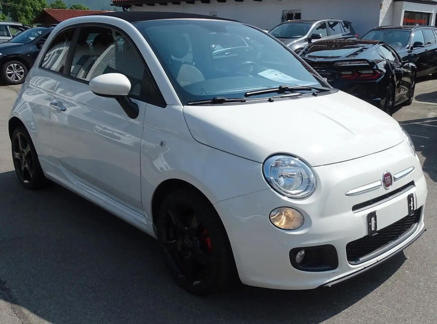 Fiat 500 S Cabrio Mtl.119.-ohne Anzahlung Wit - 2