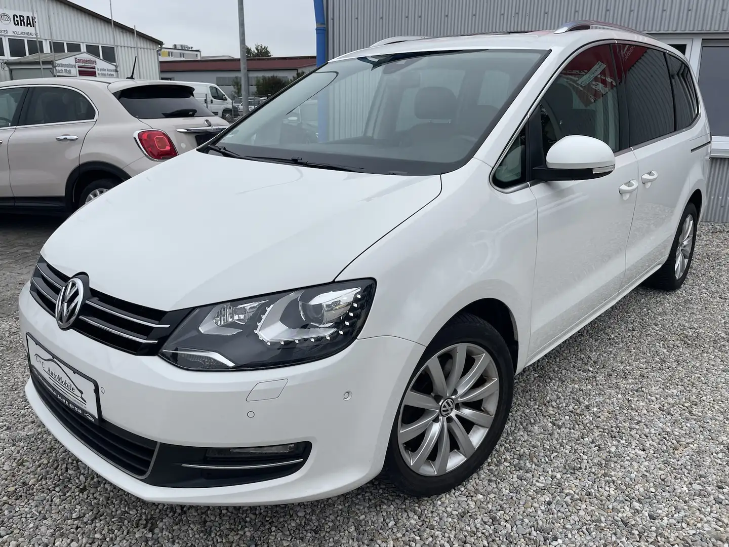 Volkswagen Sharan 2.0TDi 4Motion Highline 7-Sitzer Leder PDC Blanc - 1