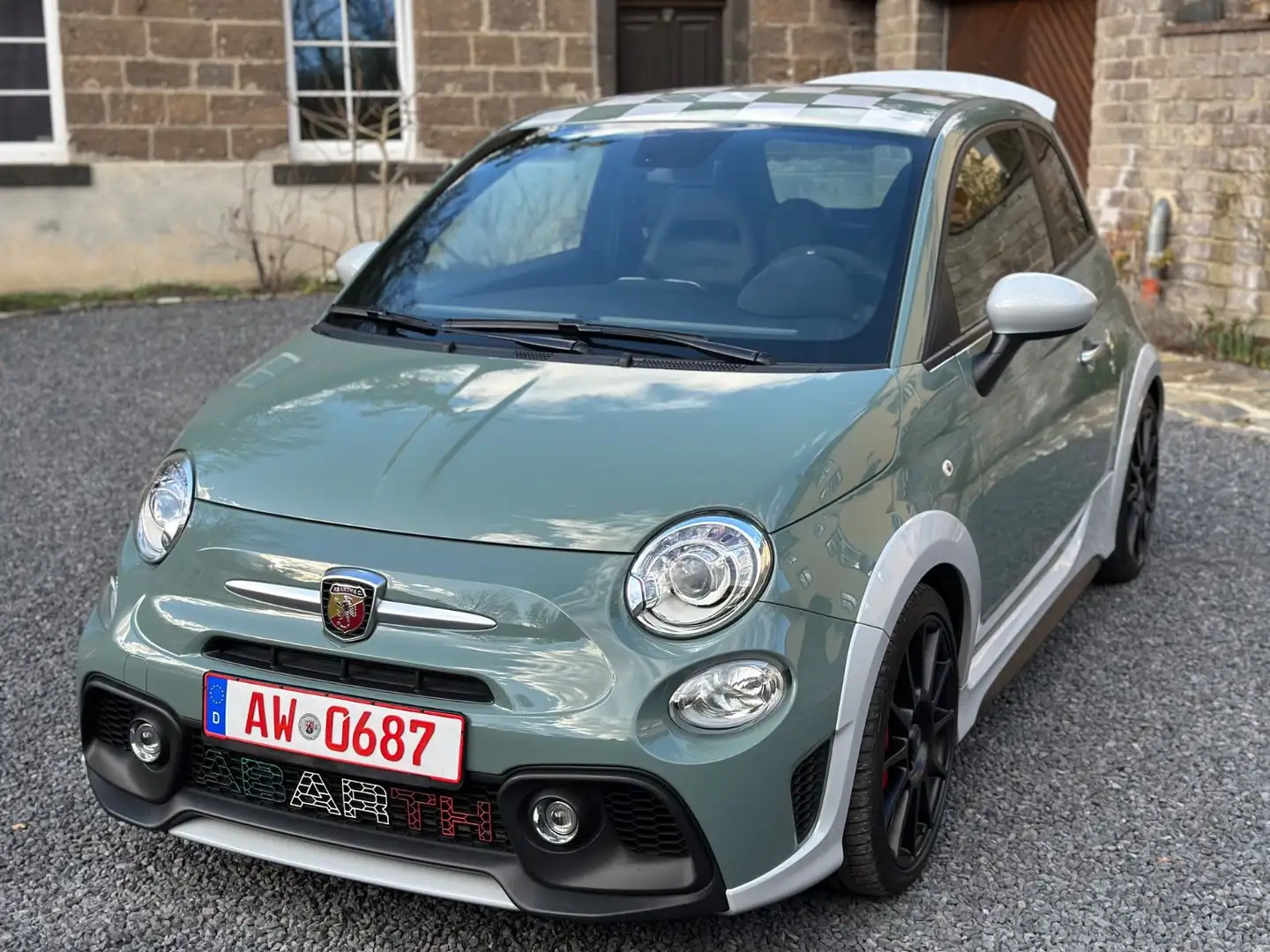 Abarth 695 70th Anniversario Schalter 1Hand Beats Verde - 1