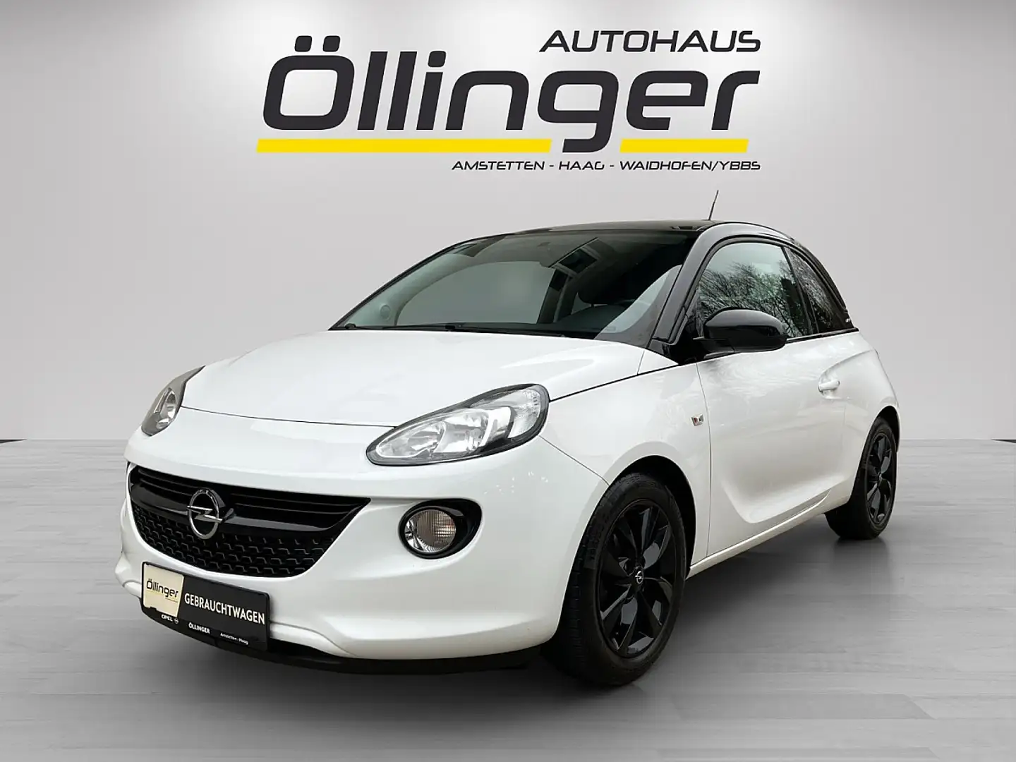 Opel Adam 1,2 Ecotec Black & White Erstbesitz! Weiß - 1