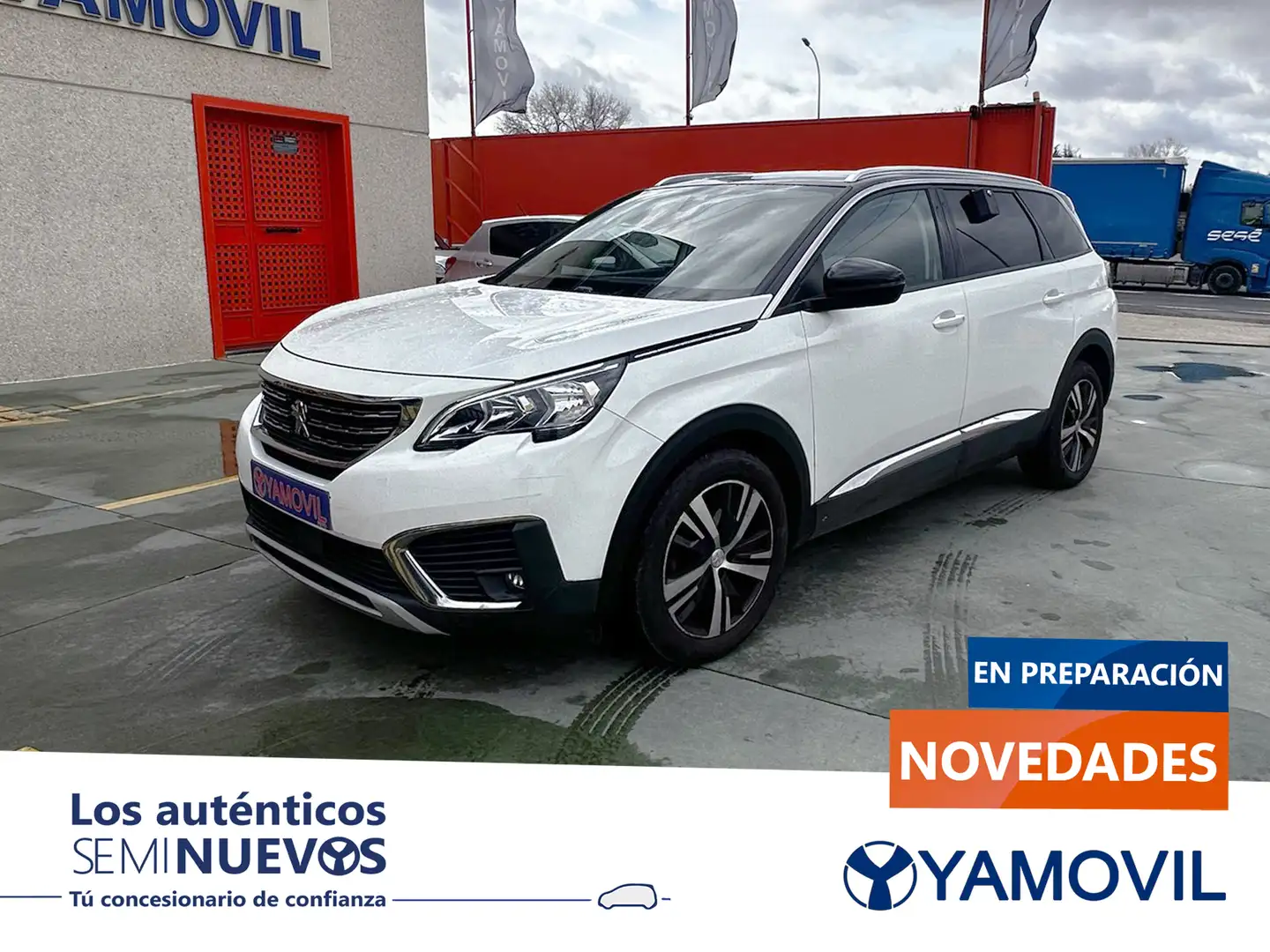Peugeot 5008 1.2 PureTech S&S Allure 7 pl. 130 Blanc - 1