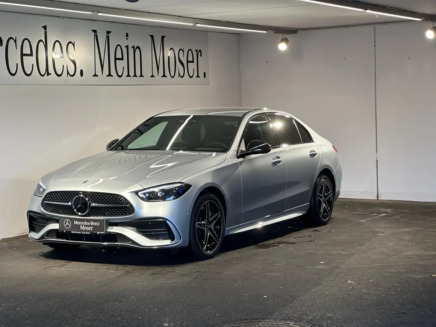 Mercedes-Benz C 300 de 4MATIC AMG Line Silber - 2