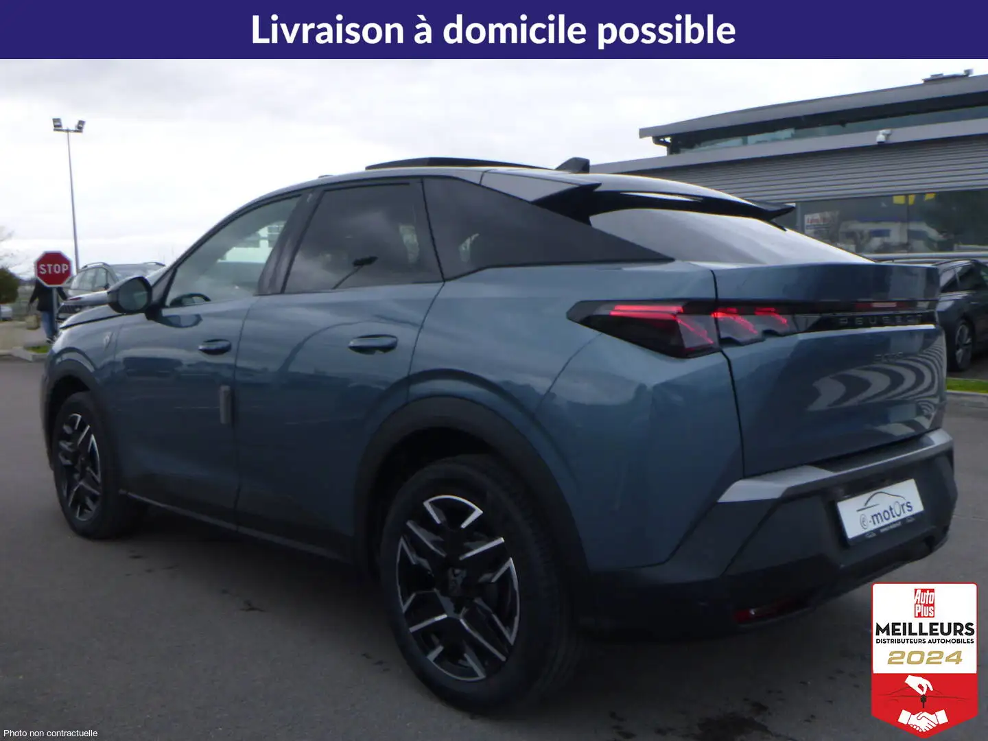 Peugeot 3008 Hybrid 145 e-DCS6 Allure +Pack Panoramic Navigatio Bleu - 1