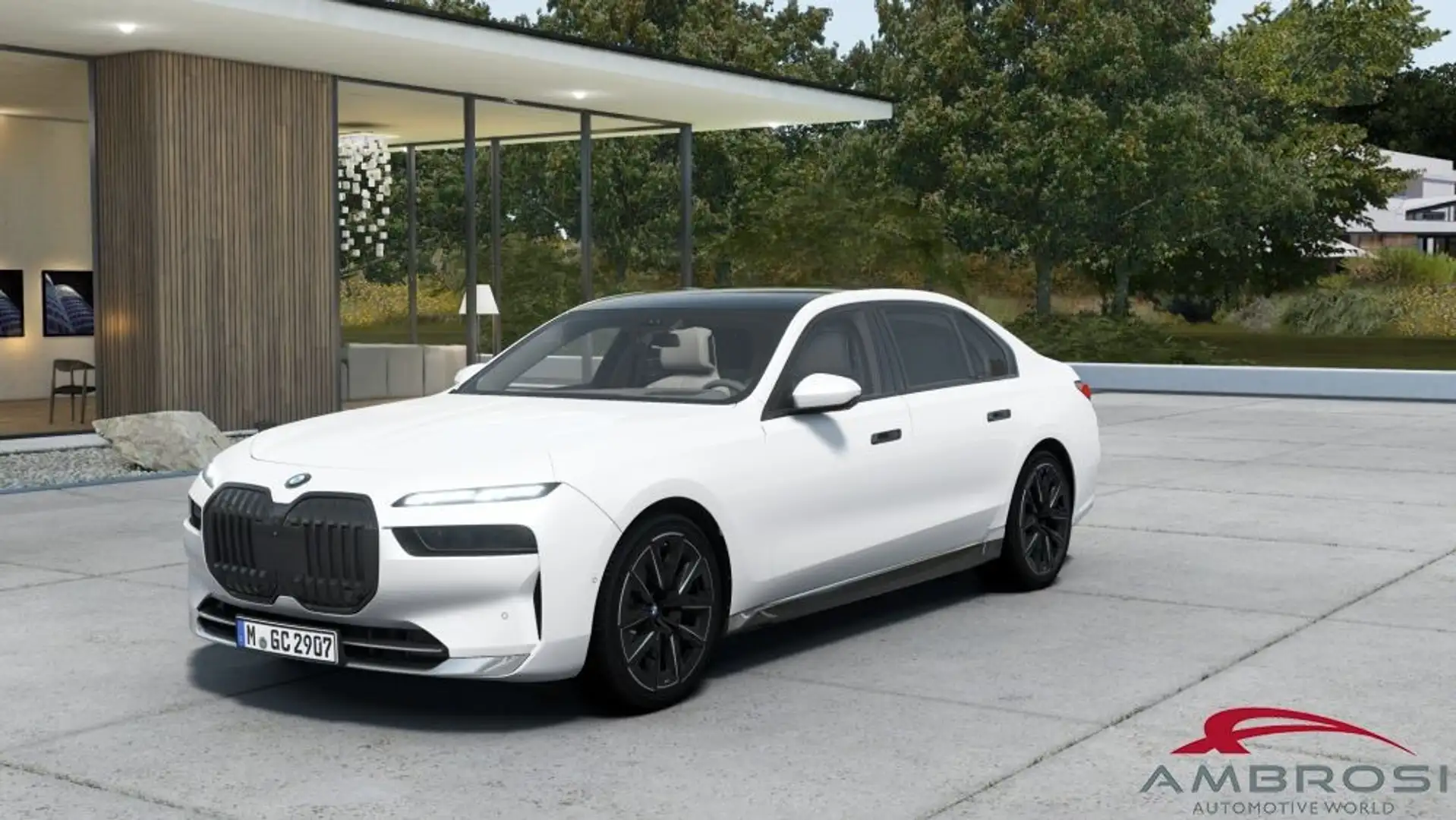 BMW 740 740d xDrive 48V M Sport Bianco - 1