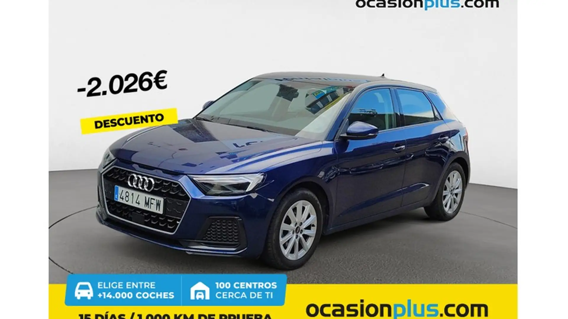 Audi A1 Sportback 30 TFSI Advanced Blauw - 1