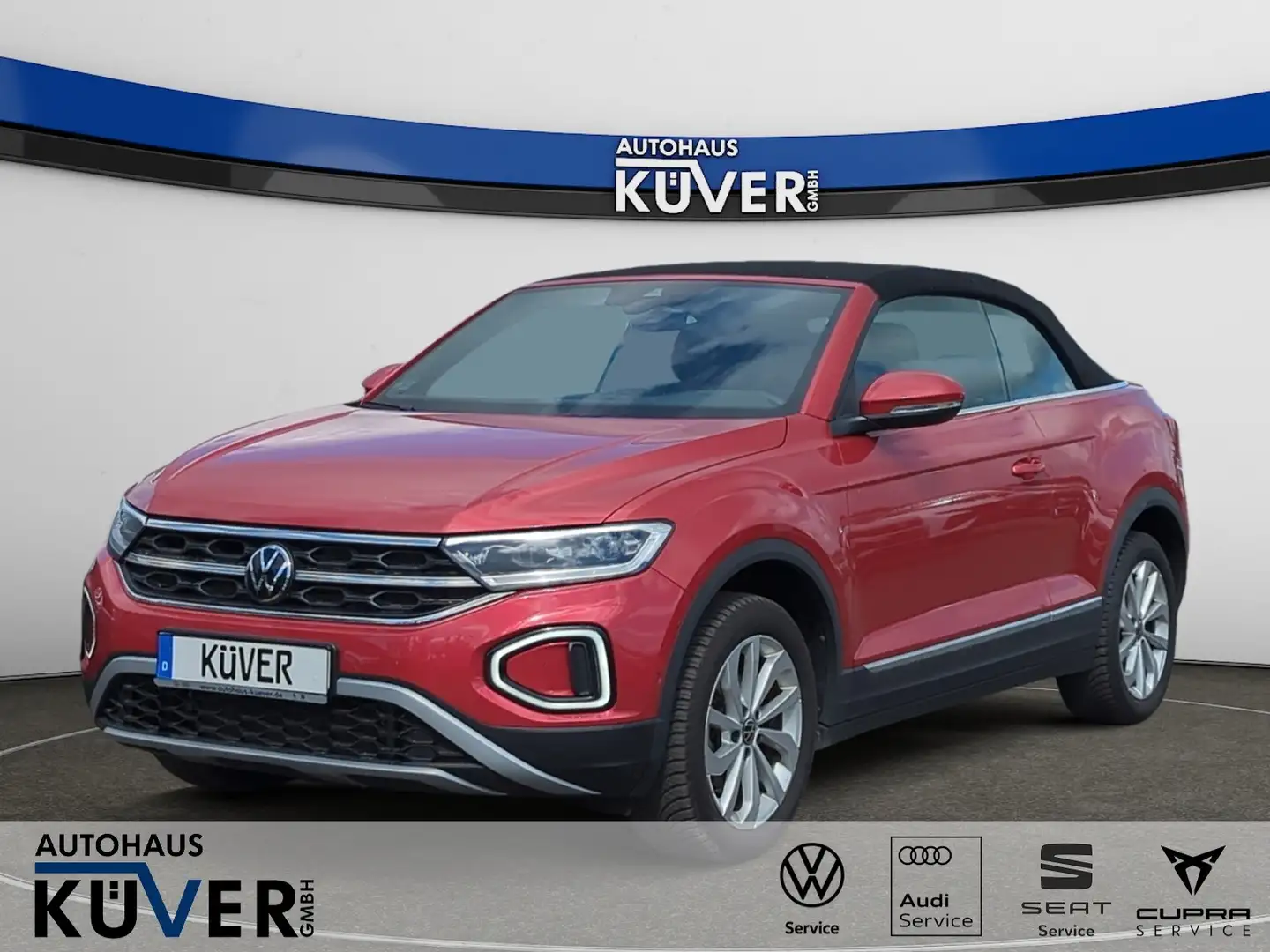 Volkswagen T-Roc Cabrio 1,5 TSI DSG Style Navi+ACC+LED+Shzg Piros - 1