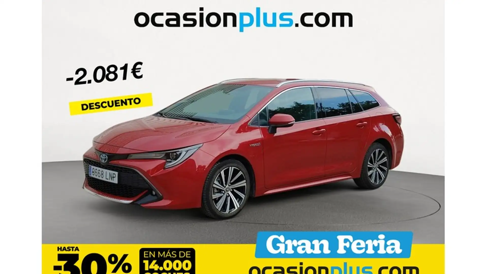 Toyota Corolla Touring Sports 125H Active Tech Rojo - 1