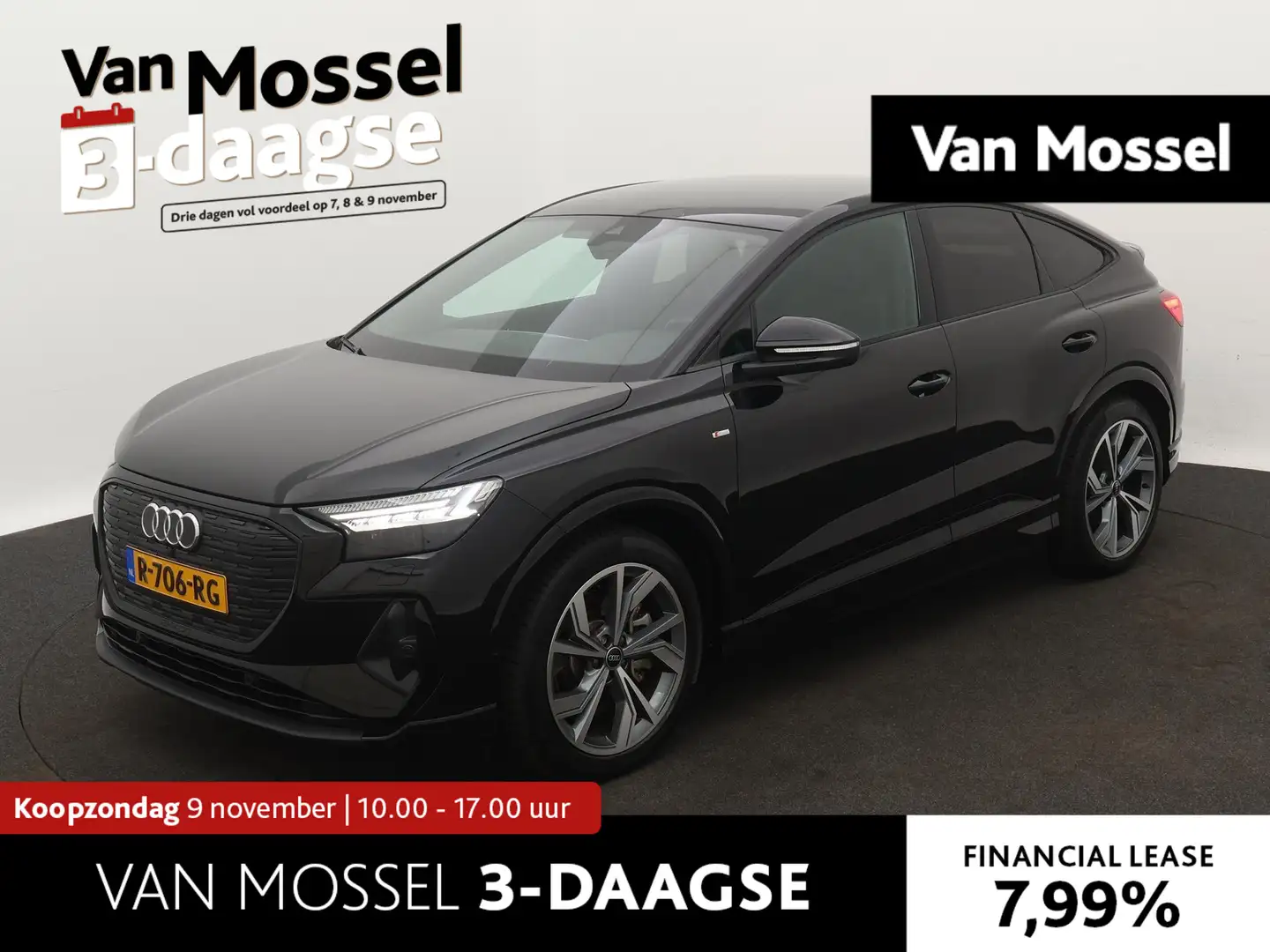 Audi Q4 e-tron Sportback 40 S edition 77 kWh | CAMERA | NAVIGATIE Zwart - 1