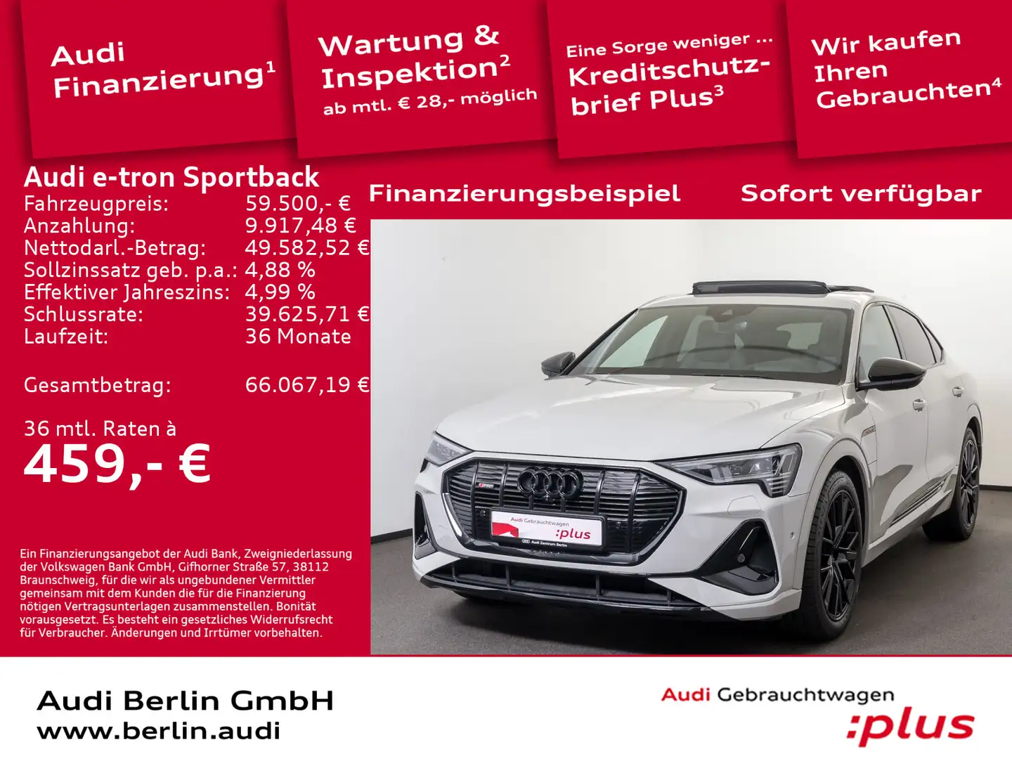 Audi e-tron S line 55 qu. 360°K HUD NACHTS Beige - 1