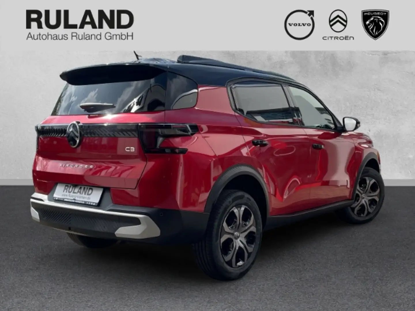 Citroen C3 Aircross Turbo 100 PLUS 1.2 PureTech EU6e HUD LED Klimaauto Rot - 2