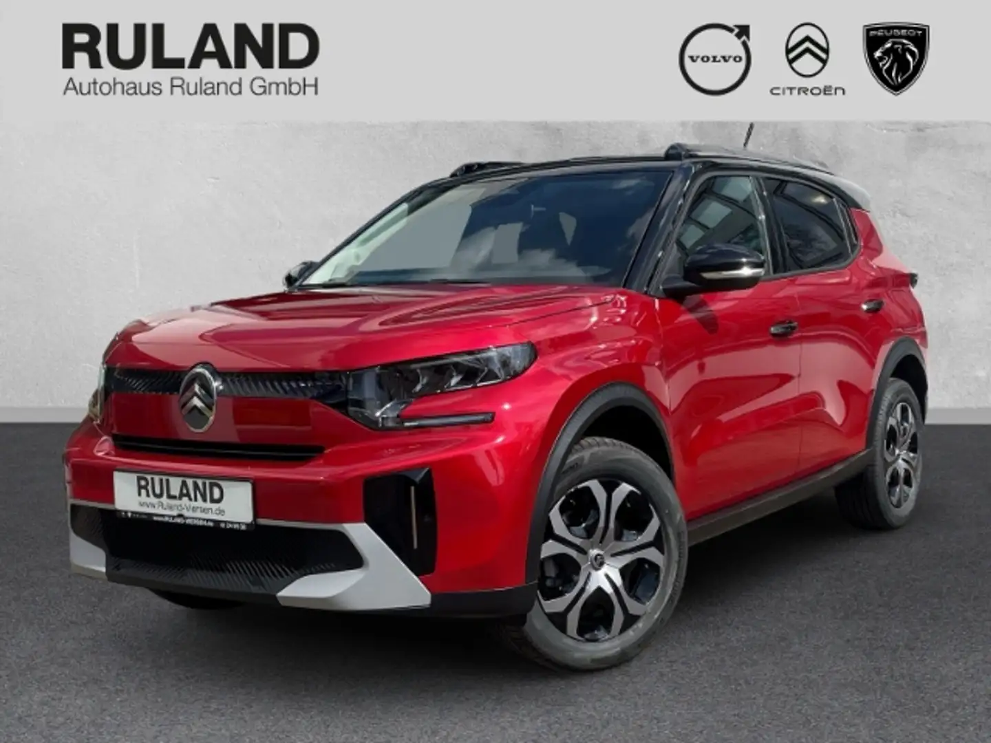 Citroen C3 Aircross Turbo 100 PLUS 1.2 PureTech EU6e HUD LED Klimaauto Rot - 1