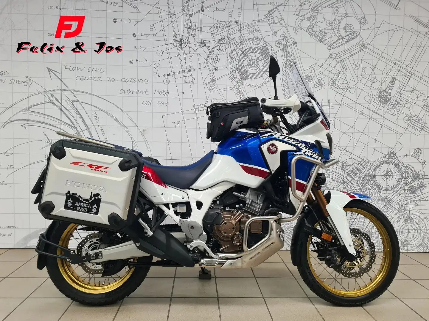 Honda CRF 1000 Adventure Sport Dct Africa Twin Wit - 1